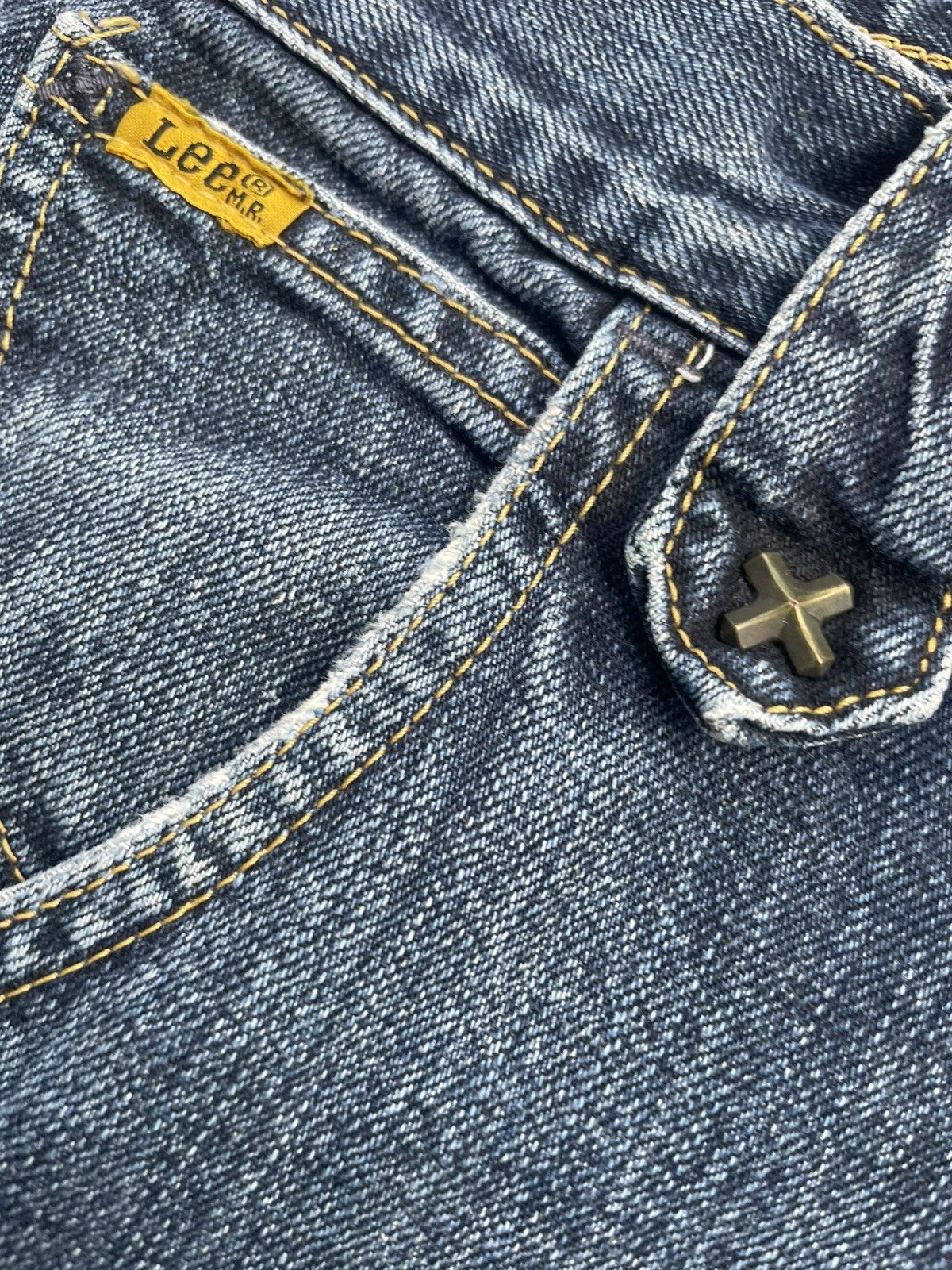 Lee Lee Riders Flare Side Pocket Denim Size US 35 - 18 Thumbnail