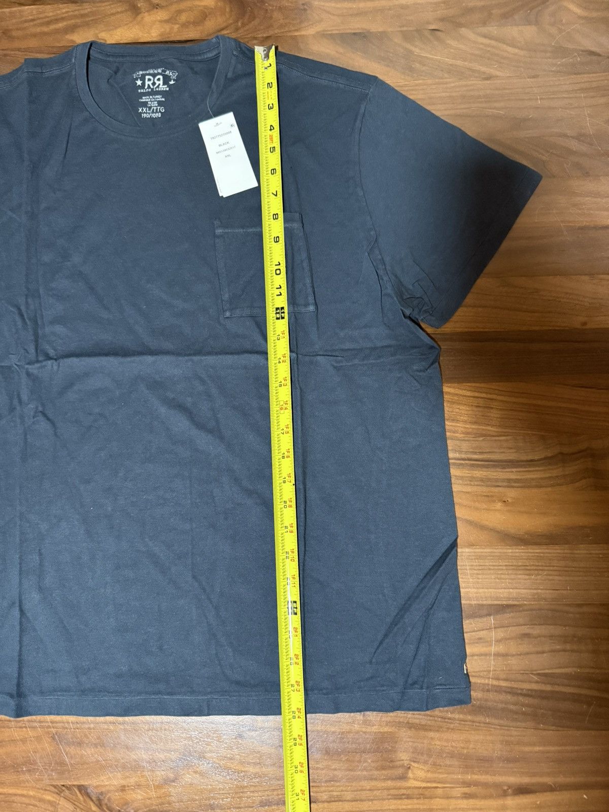 RRL Ralph Lauren Ralph Lauren RRL Pocket Tee in Black T-Shirt Men’s Size XXL Size US XXL / EU 58 / 5 - 3 Thumbnail