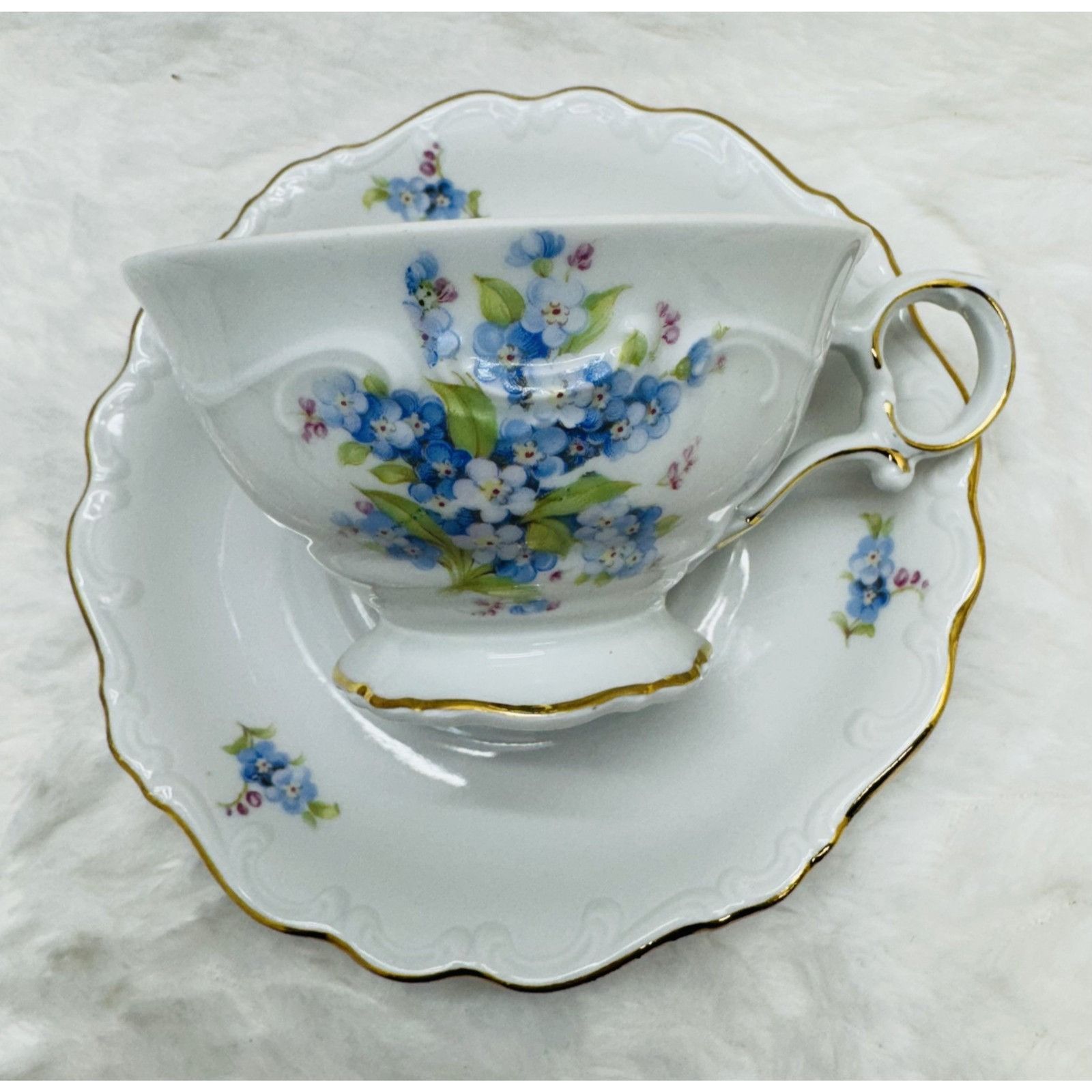 Other Schumann Bavaria Arzberg Blue Flower Porcelain Demitasse Cup Size ONE SIZE - 7 Thumbnail