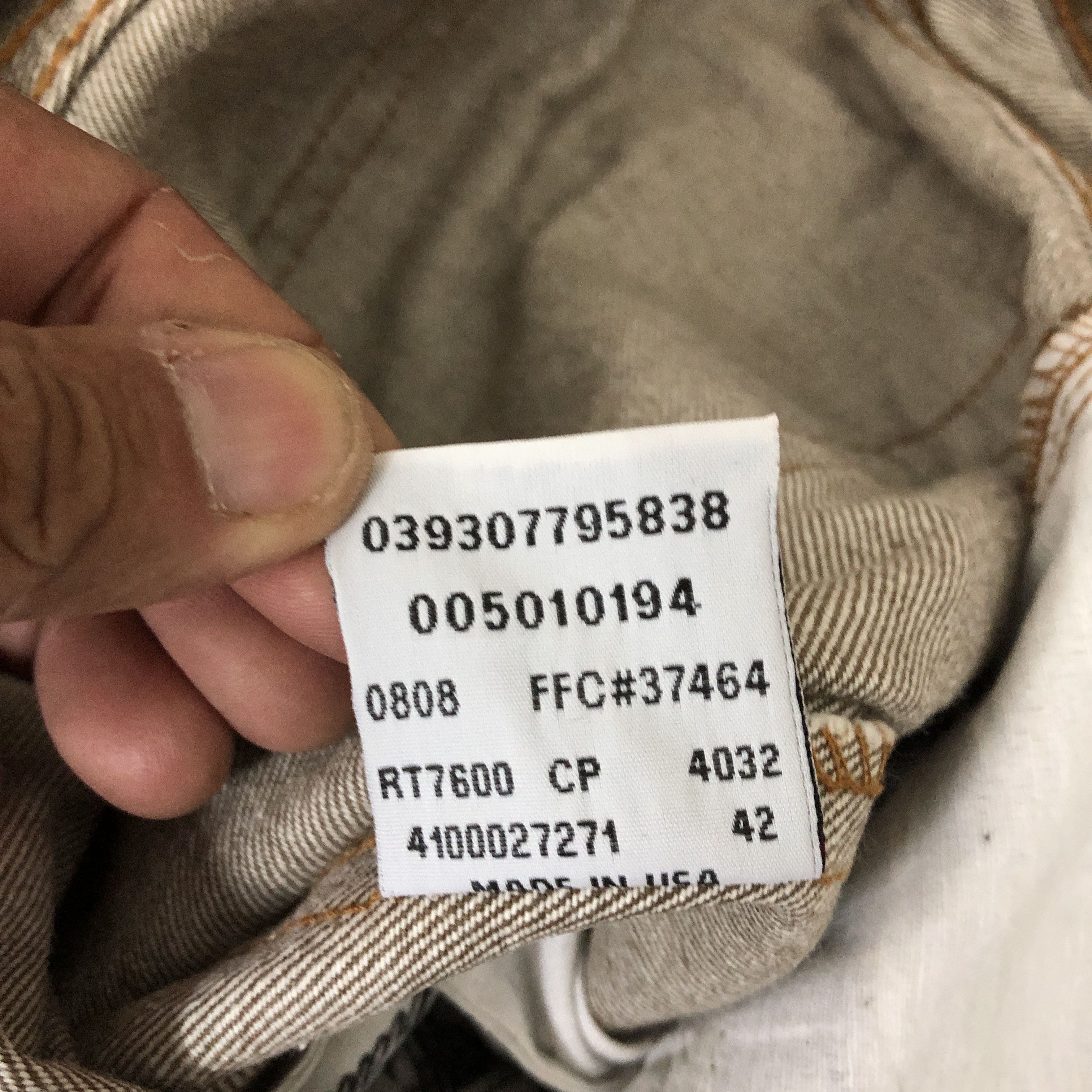 Levi's Vintage 90s Levis 501 Brown Jeans Levi's Faded Denim Size US 34 / EU 50 - 11 Thumbnail