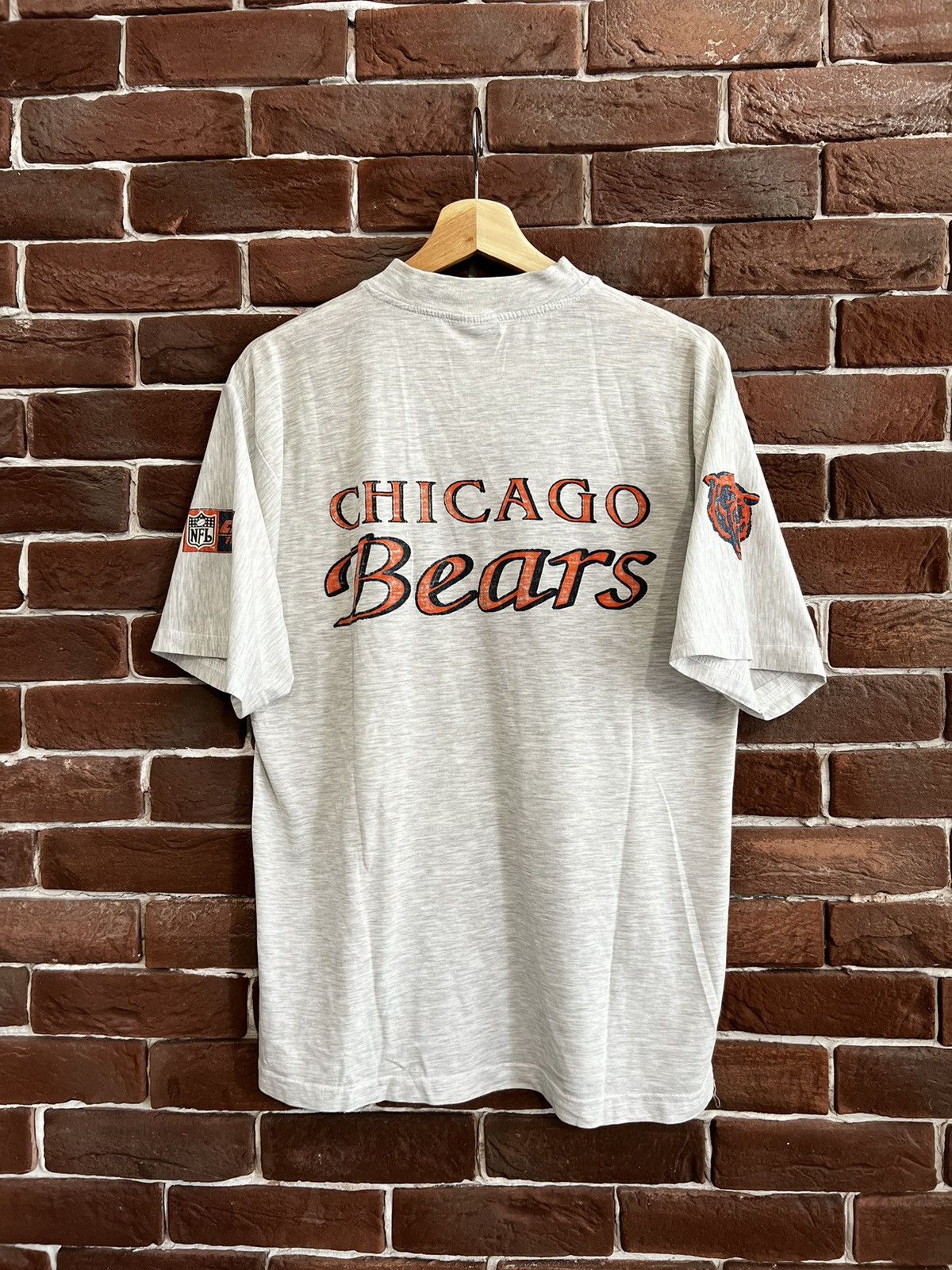 NFL Vintage 90s Chicago Bears T Shirt NFL M Grey Hype Size US M / EU 48-50 / 2 - 2 Thumbnail
