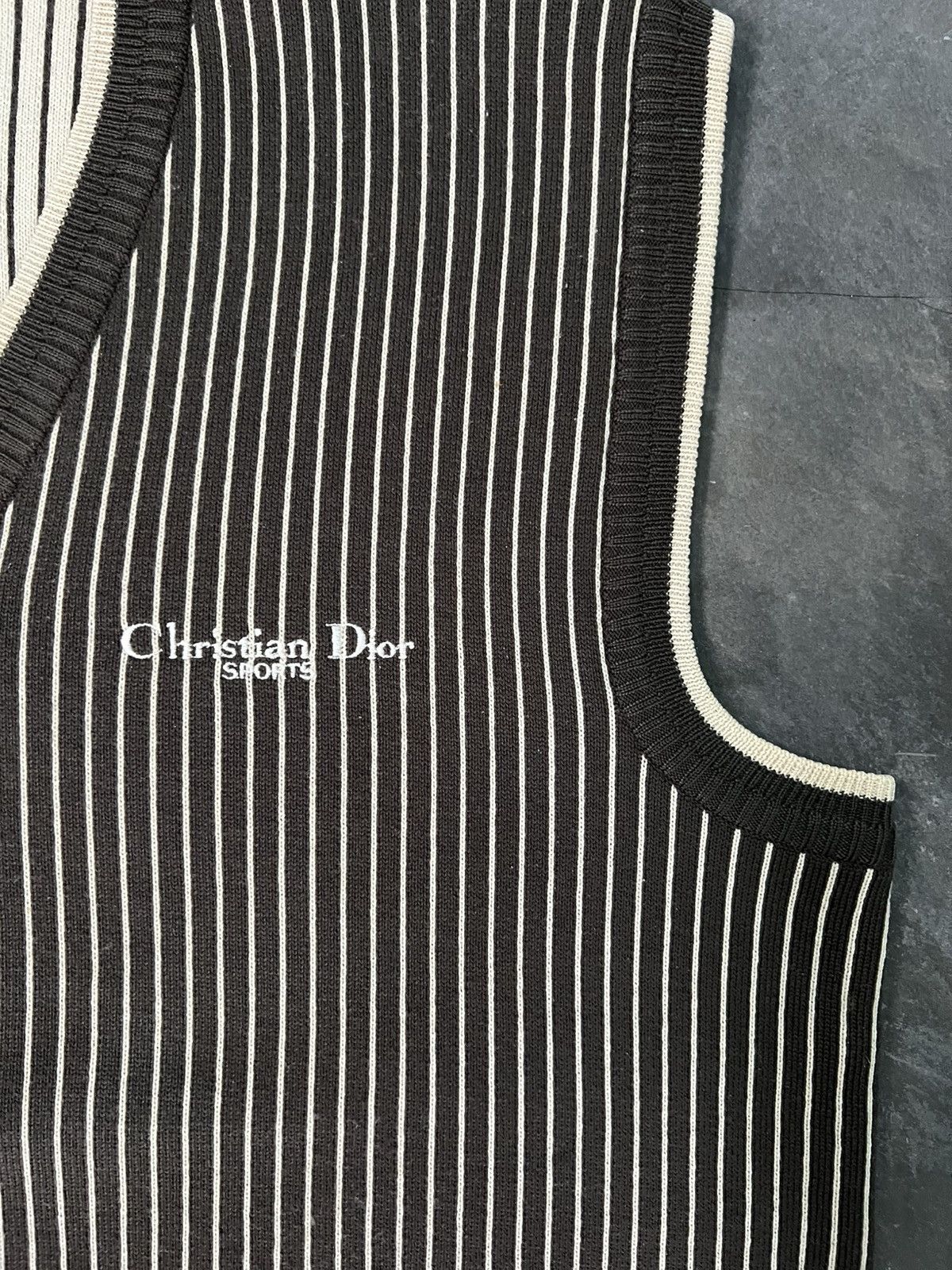 Christian Dior Monsieur Christian Dior Monsieur Sports 90s Knitwear Vest Size US L / EU 52-54 / 3 - 8 Thumbnail