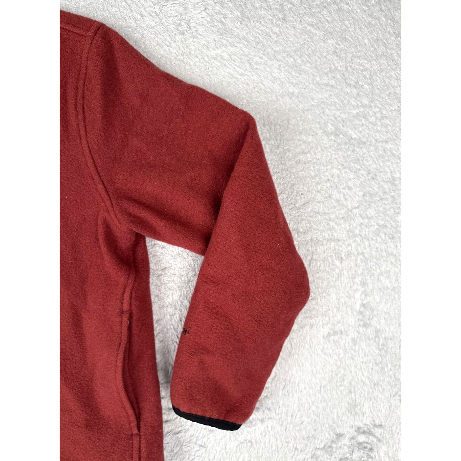 Vintage Woolrich Jacket Women Small Red Fleece Full Zip Lined Outdoor Hiking Casual Warm Size S / US 4 / IT 40 - 2 Thumbnail