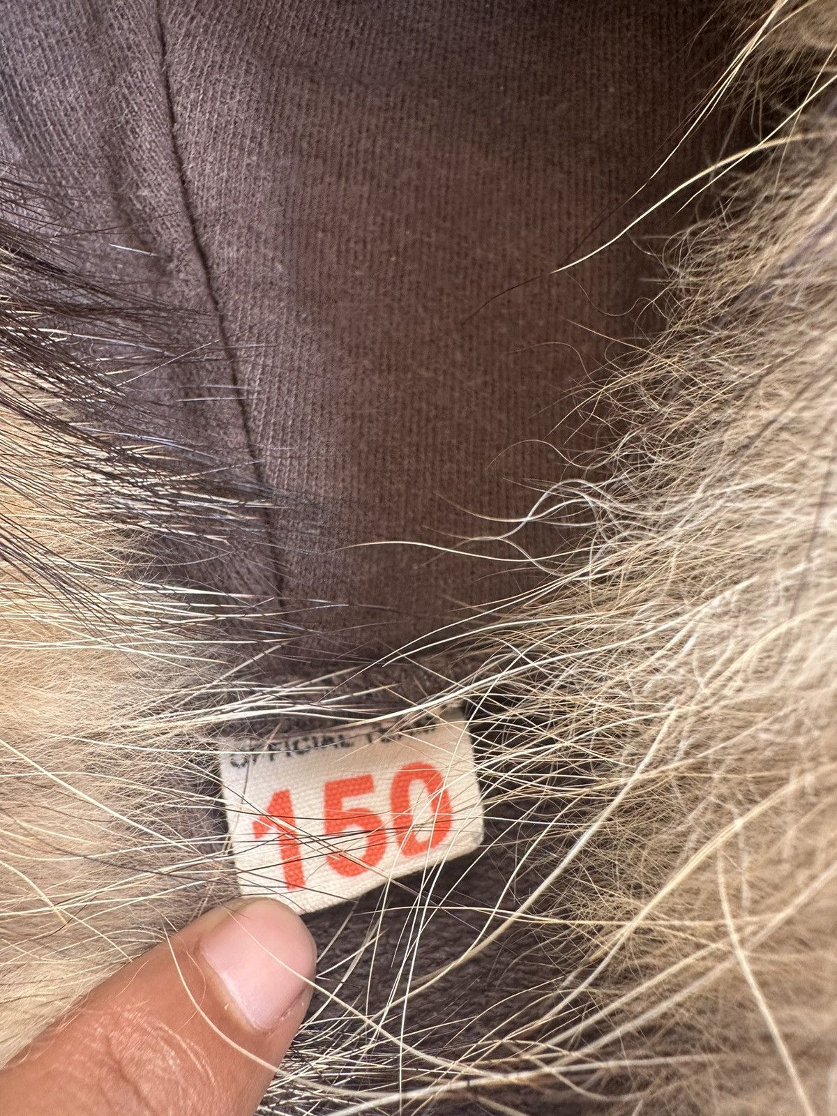 Japanese Brand × Vintage OFFICIAL TEAM 150 NUMBER 57 DISTRESSED FADED FUR HOODIE Size US S / EU 44-46 / 1 - 7 Thumbnail