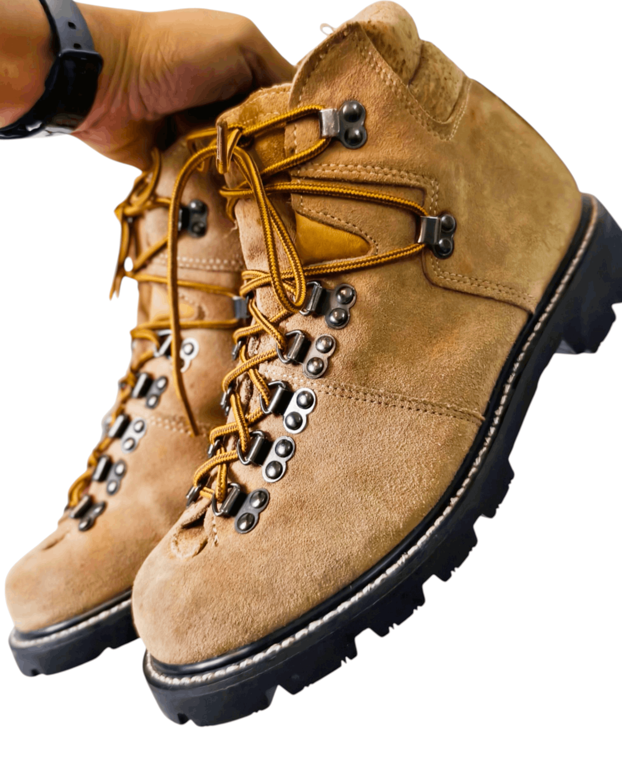 Montblanc Montblanc Mens Brown Leather Hiking Mountaineer Boots Size US 9 / EU 42 - 8 Thumbnail