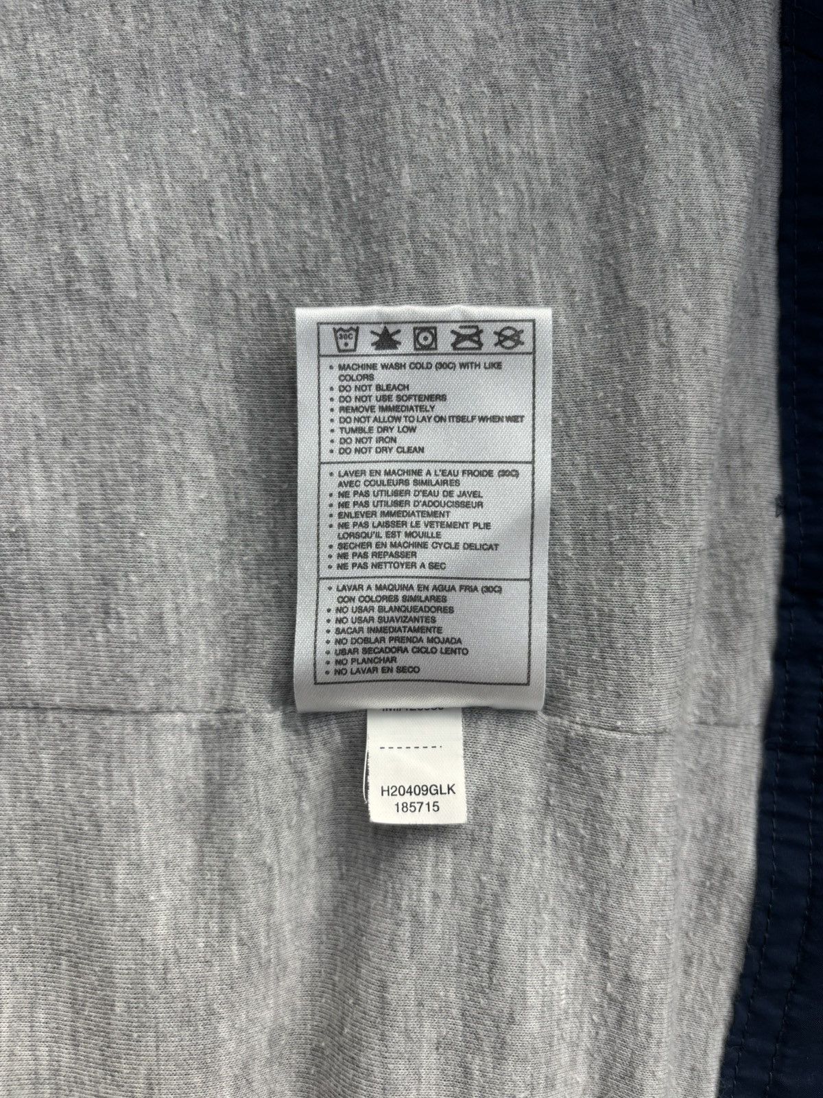 Nike Nike Blue Windbreaker Jacket US L Size US L / EU 52-54 / 3 - 7 Thumbnail