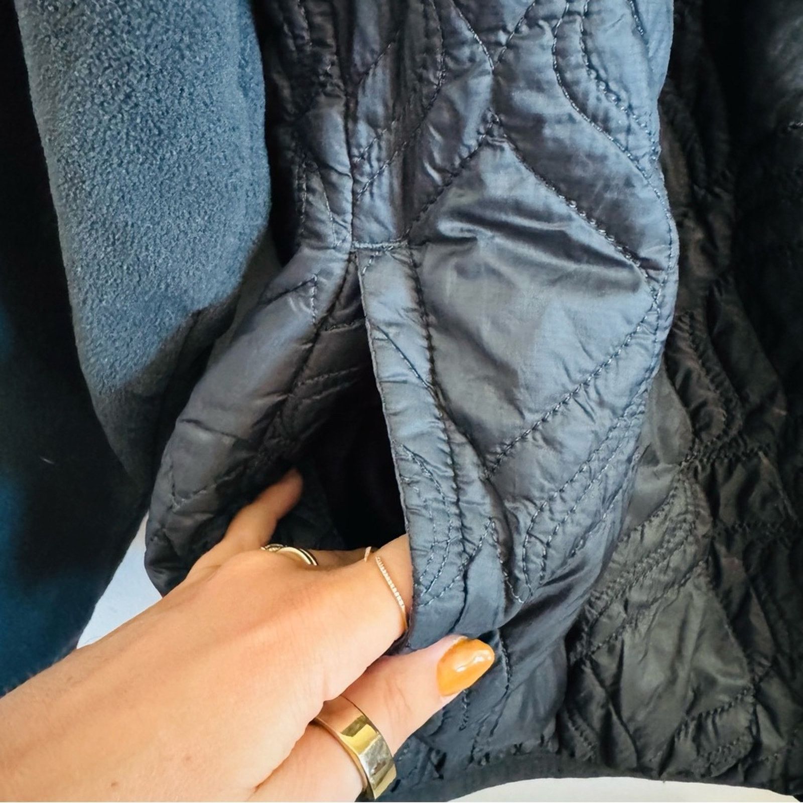 Fabletics FABLETICS Loft Jacket Quilted Zip Nylon Pullover Gym Sweater Size S / US 4 / IT 40 - 8 Thumbnail