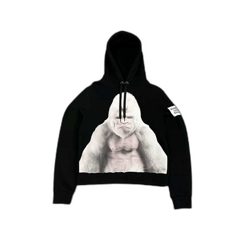 Burberry Burberry Gorilla Hoodie Black Size S Size S / US 4 / IT 40 - 1 Thumbnail