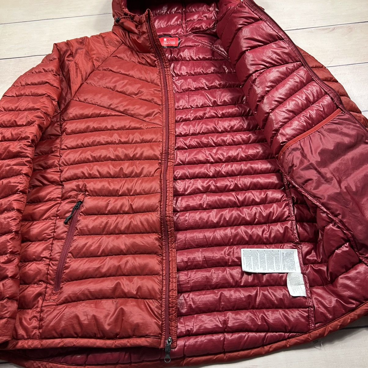 Nike Nike Puffer Down Jacket Tech Fleece Red Burgundy Size US L / EU 52-54 / 3 - 6 Thumbnail