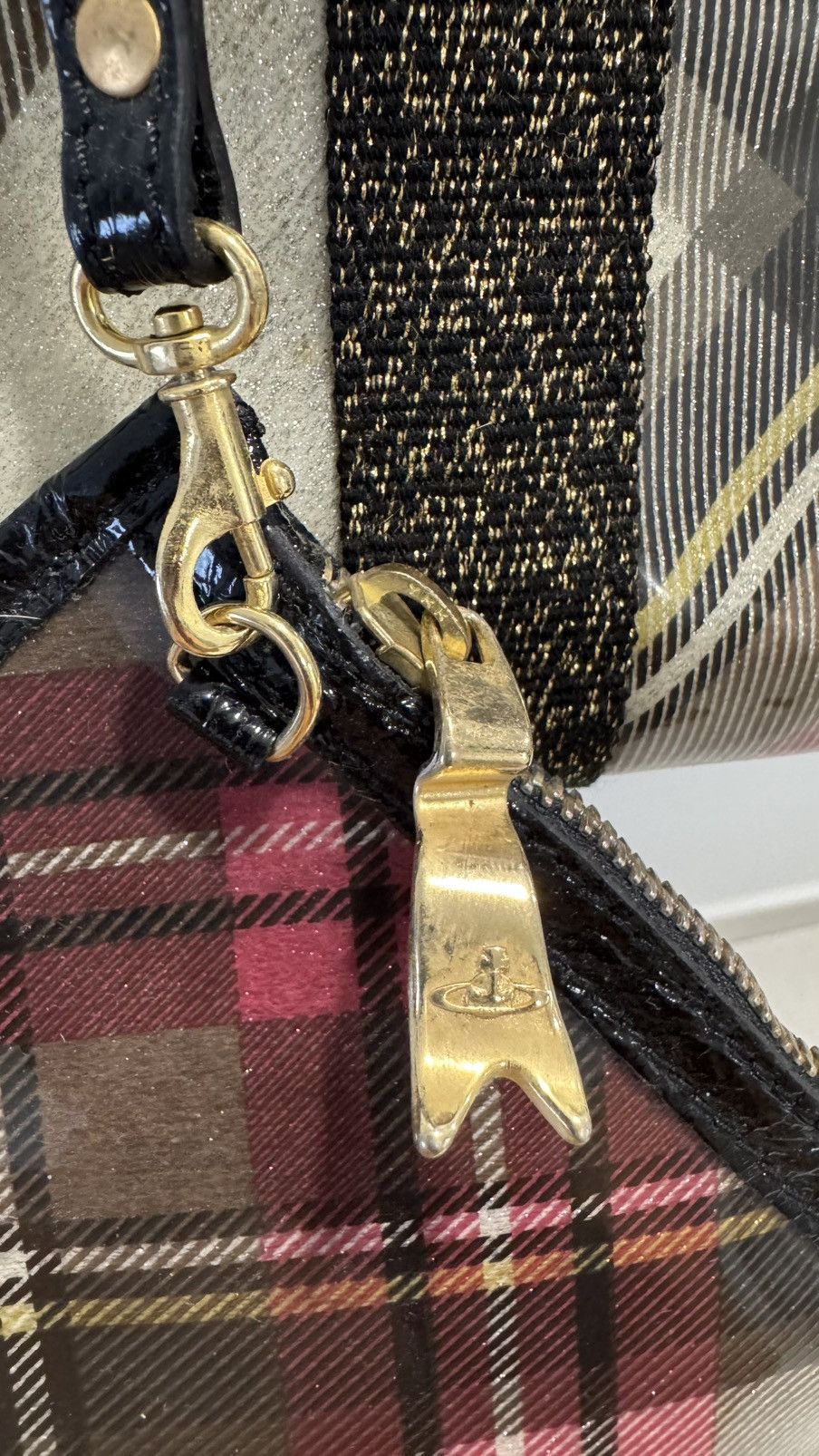 Vivienne Westwood Vivienne Westwood Tartan Tote Bag / Handcarry Size ONE SIZE - 7 Thumbnail