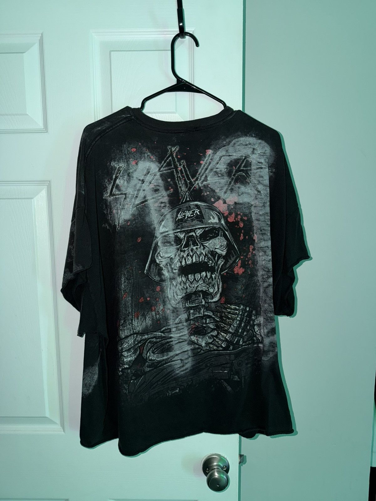 Slayer Slayer gun t (19) Boxy Fit Size US XL / EU 56 / 4 - 3 Thumbnail