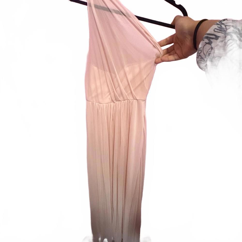 Designer Elegant One-Shoulder Pleated Dress Size S / US 4 / IT 40 - 2 Thumbnail