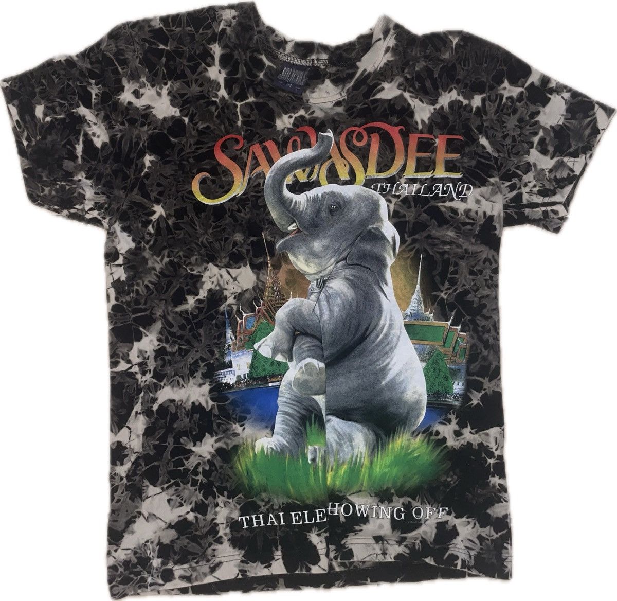 Vintage Cool Thailand T-shirt with Cool Elephant print Size US S / EU 44-46 / 1 - 1 Thumbnail