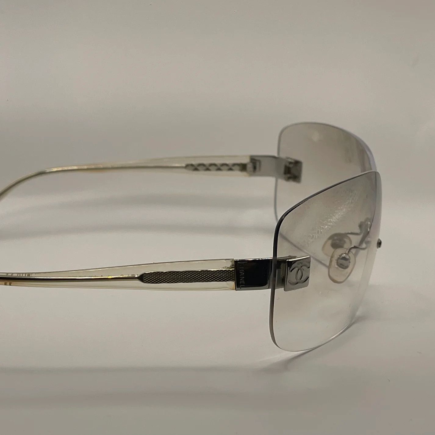 Chanel CHANEL SUNGLASSES 4029 LOGO CC Metal Vintage Iconic Size ONE SIZE - 6 Thumbnail