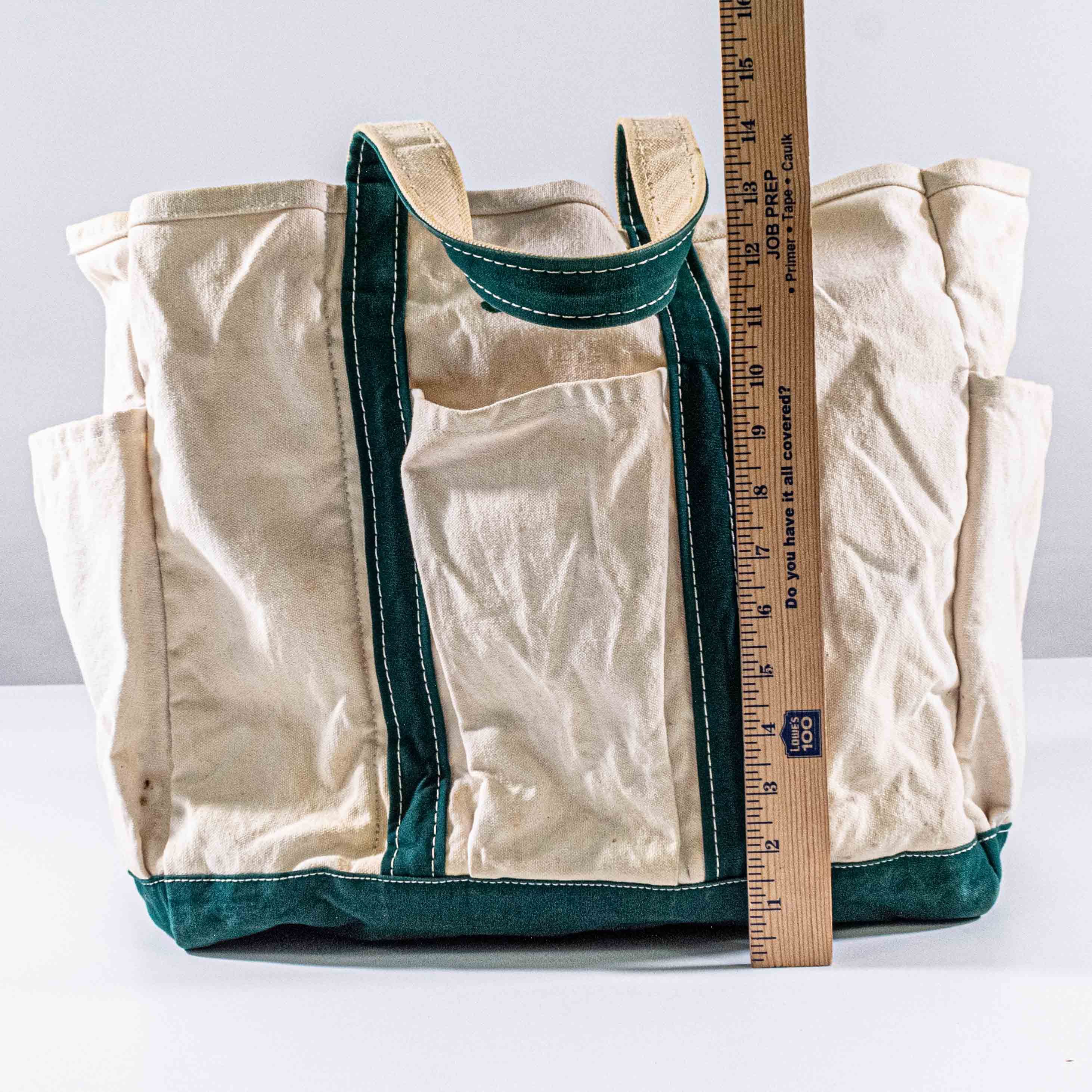 L.L. Bean LL Bean Canvas Garden Tote Bag Distressed Boat and Tote Size ONE SIZE - 6 Thumbnail