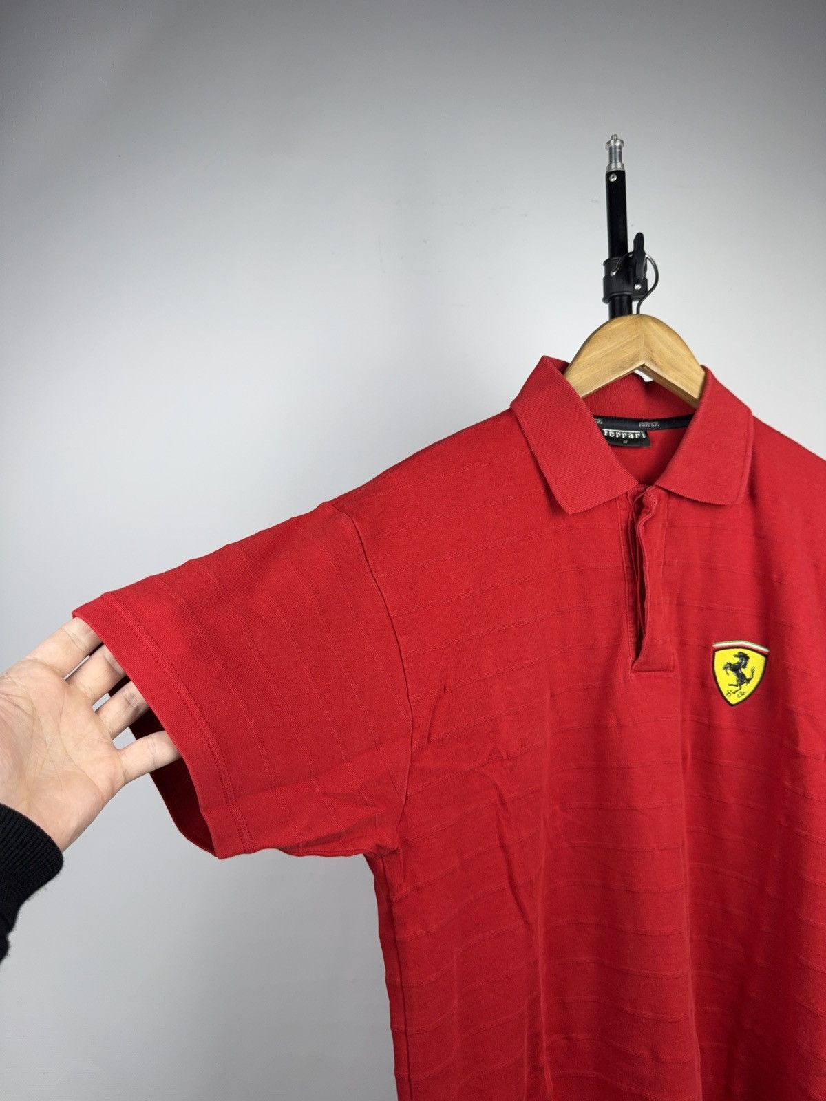 Ferrari 00s Ferrari Red Polo Shirt Vintage Scuderia Logo Embroidered Size US M / EU 48-50 / 2 - 5 Thumbnail