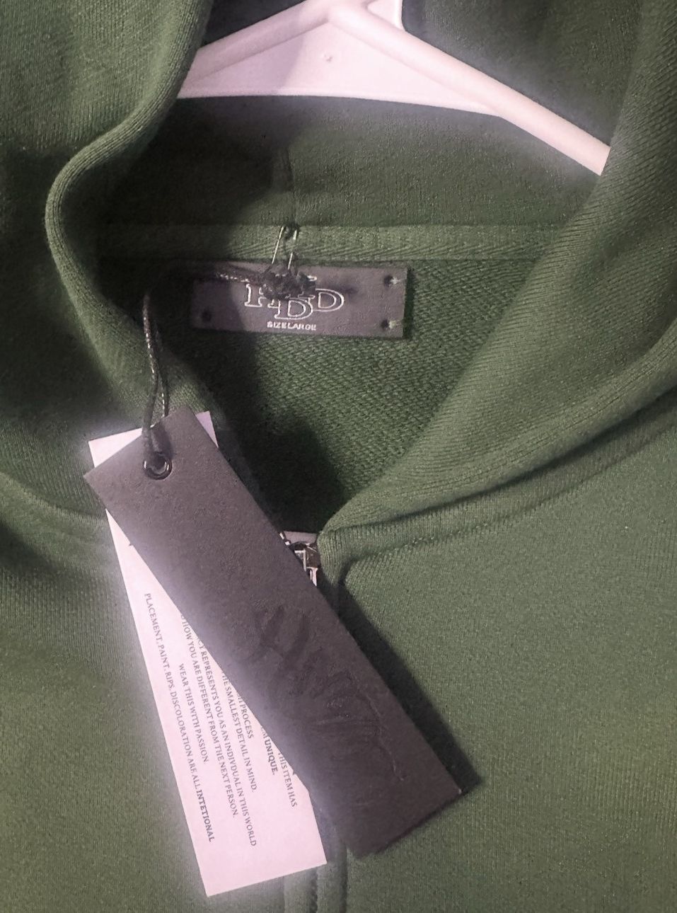 HMDD Hmdd Green Crystal Zip Up Hoodie Size US L / EU 52-54 / 3 - 3 Thumbnail