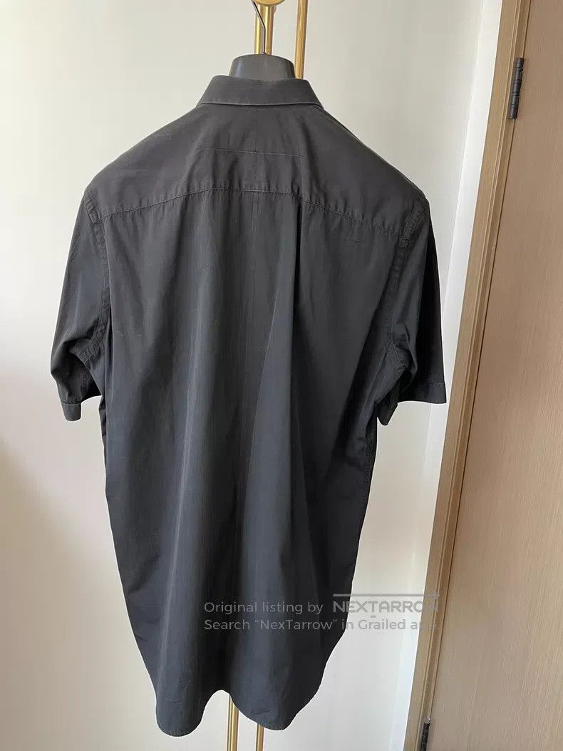 Givenchy Givenchy Size 39 Black Short Sleeve Shirt with Clown Motif Size US L / EU 52-54 / 3 - 2 Thumbnail