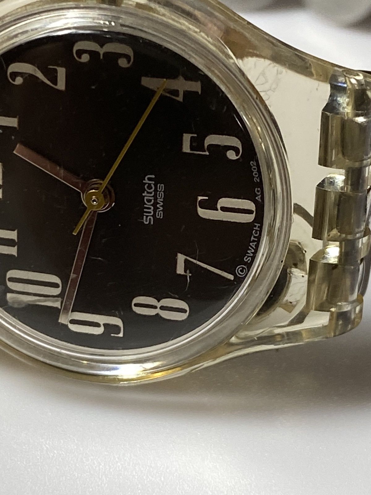 Jewelry × Swatch × Vintage Swatch Elegance Black Dial Quartz Japan Movement Size ONE SIZE - 3 Thumbnail