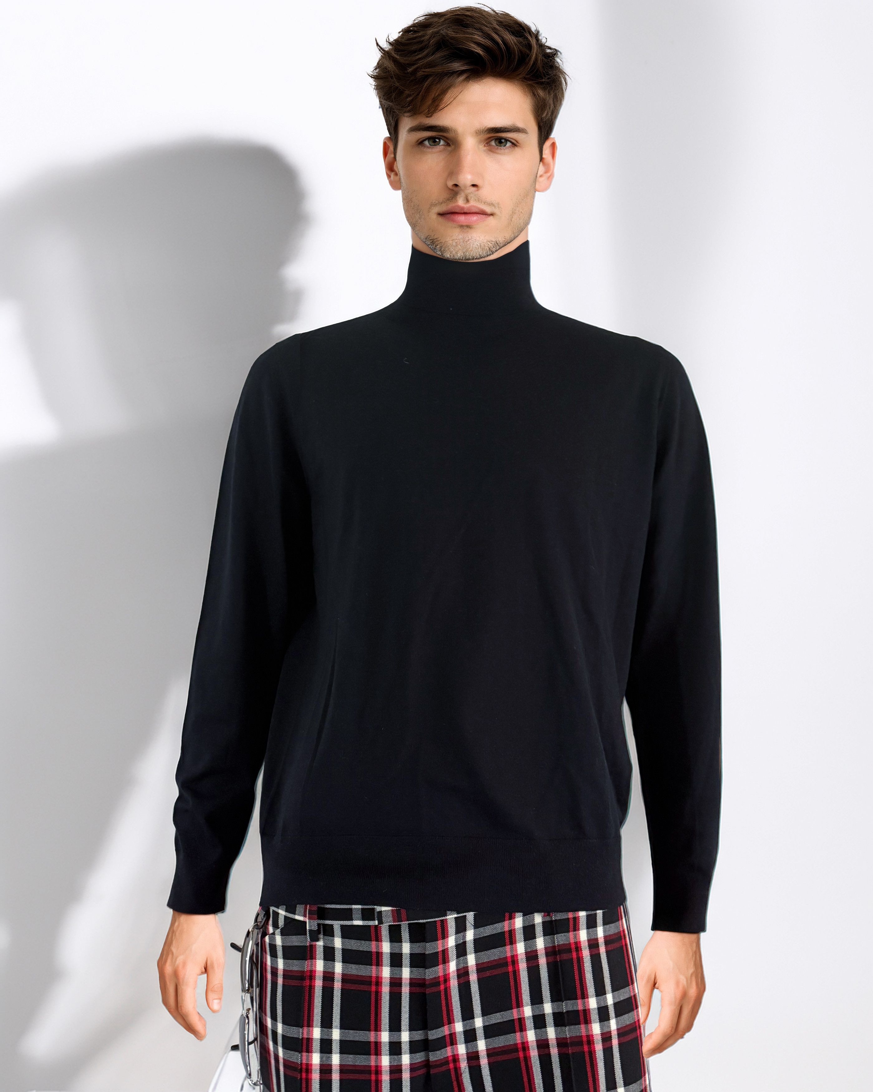 Prada Retail $1620 Turtleneck Wool Sweater Size US L / EU 52-54 / 3 - 1 Thumbnail