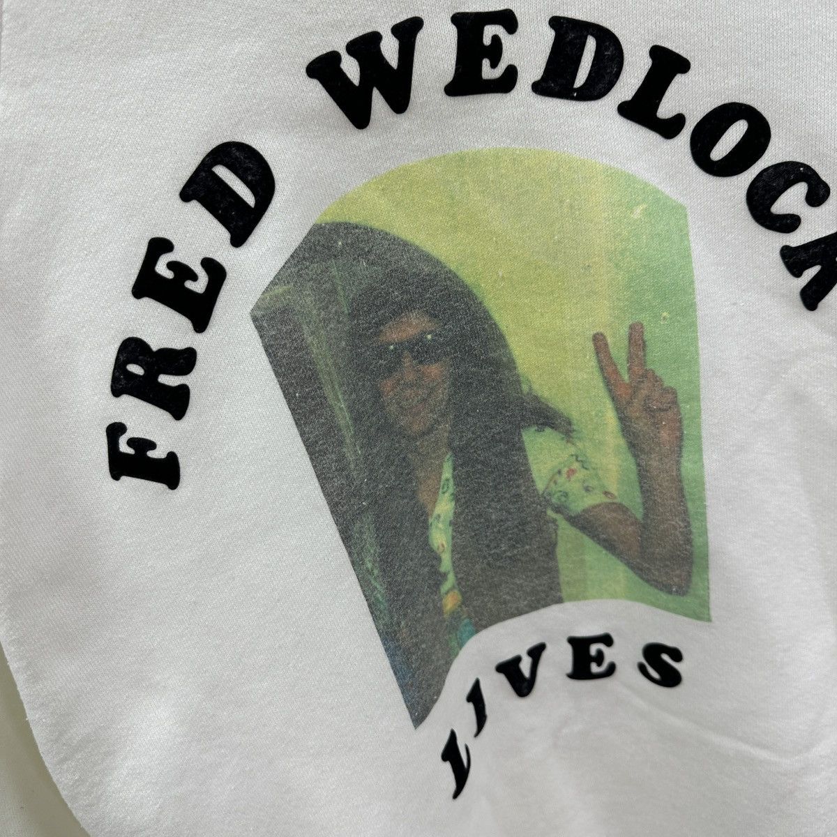 Band Tees Vintage 80s Fred Wedlock Lives British Folk singer y2k rare Size US L / EU 52-54 / 3 - 5 Thumbnail