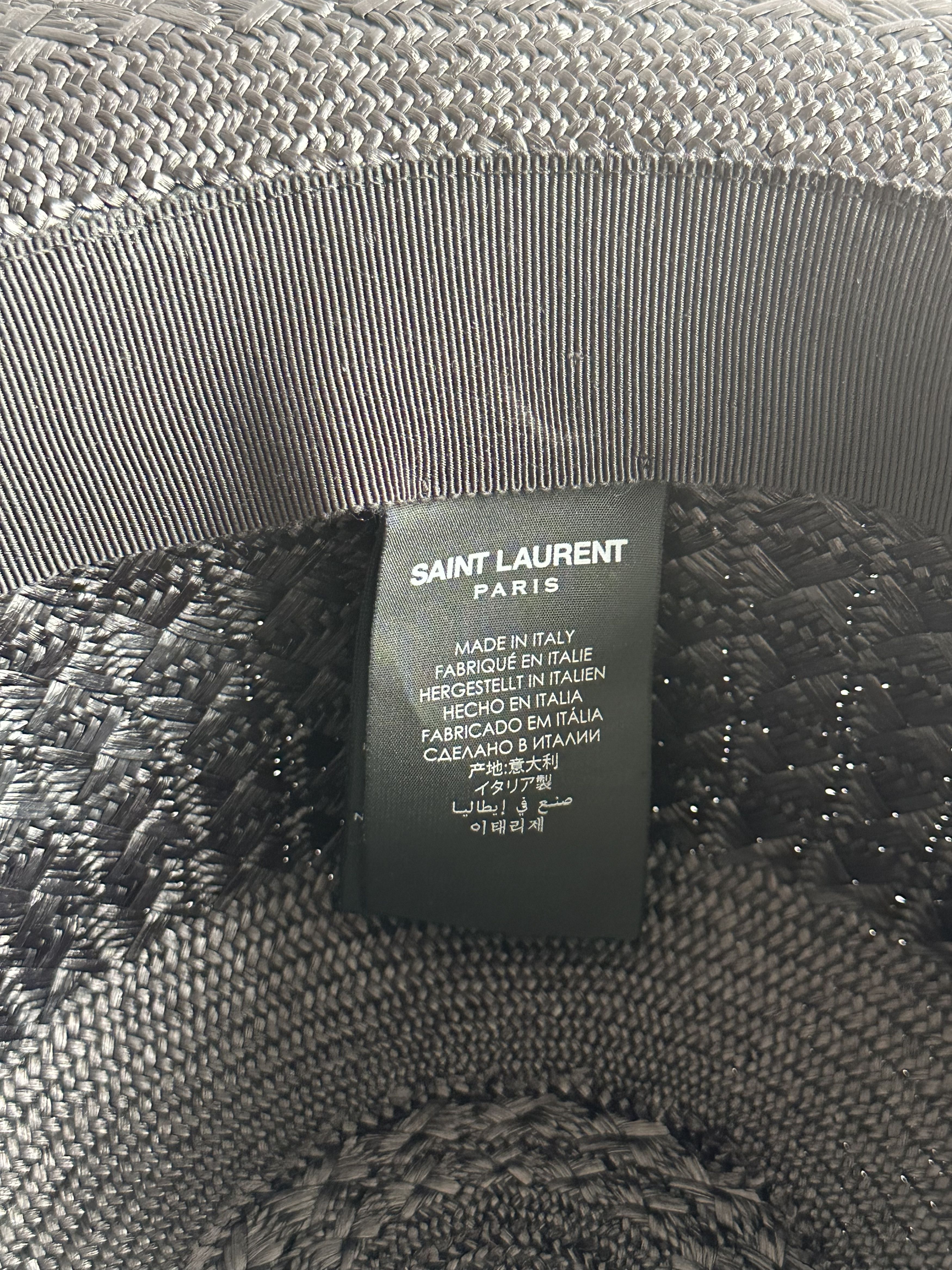 Saint Laurent Paris Saint Laurent Black Fedora Hat Size ONE SIZE - 15 Thumbnail