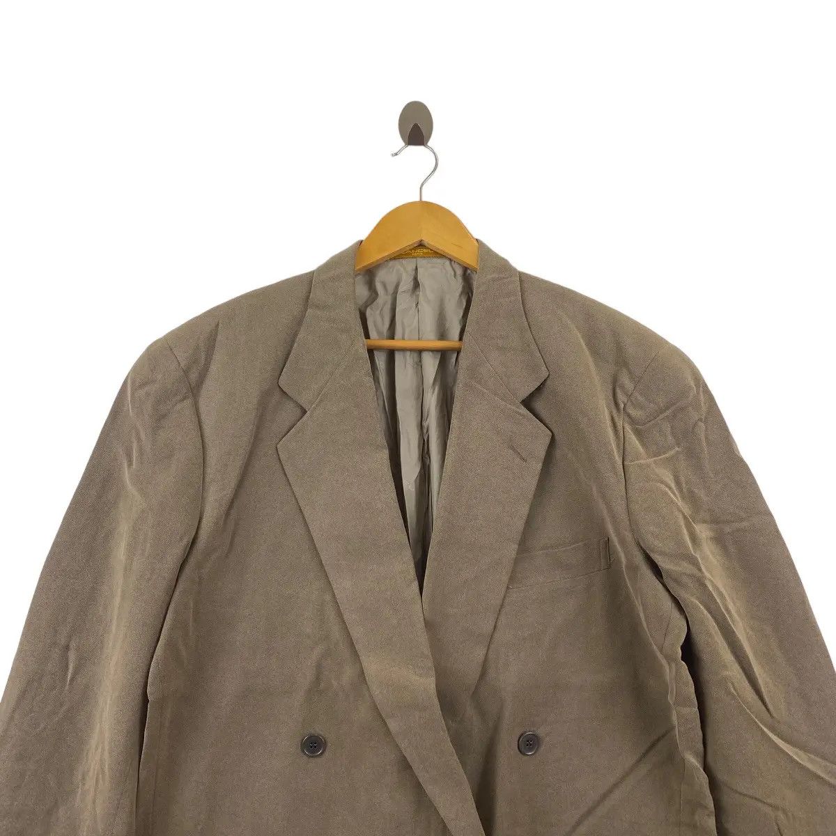 Lancel × Vintage Vintage LANCEL PARIS Double Breasted Peacoat Blazer Sport Size US M / EU 48-50 / 2 - 3 Thumbnail