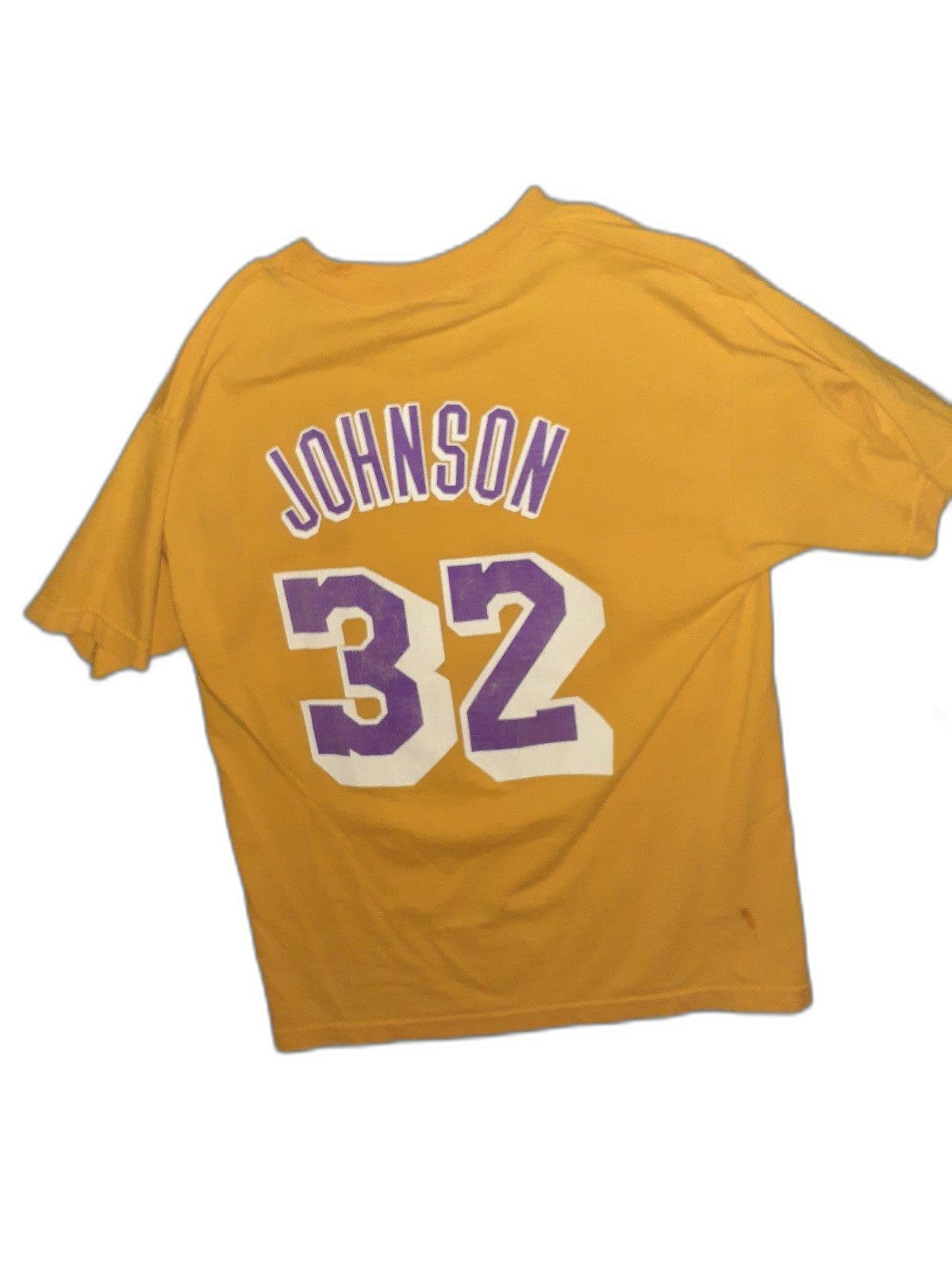 Majestic Magic Johnson t-shirt m LA los angeles Lakers 32 basketball Size US M / EU 48-50 / 2 - 1 Thumbnail