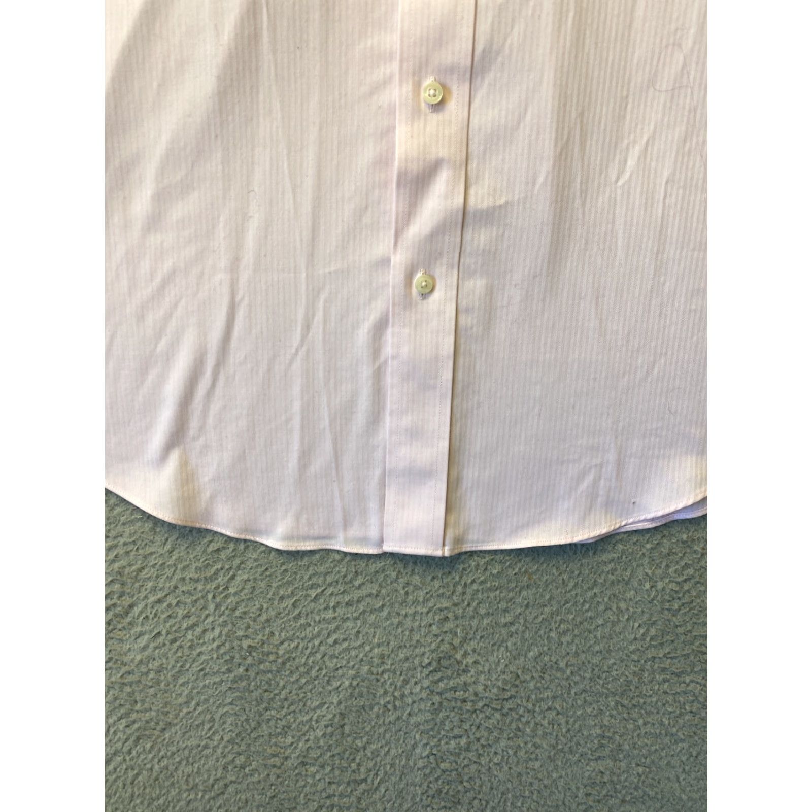 Croft & Barrow Croft & Barrow Dress Shirt Mens 16.5 Regular Long Sleeve Pink Button Up Business Casual Size US L / EU 52-54 / 3 - 2 Thumbnail