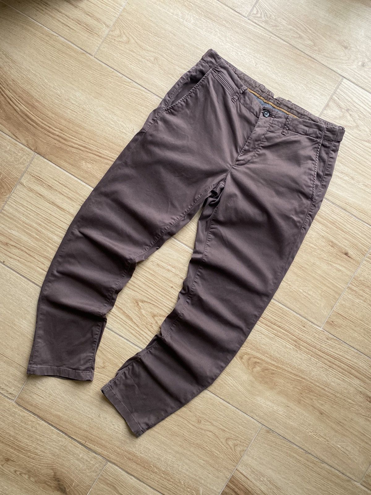 Corneliani Corneliani Pants Nude Burgundy size 50 Size US 32 / EU 48 - 1 Thumbnail