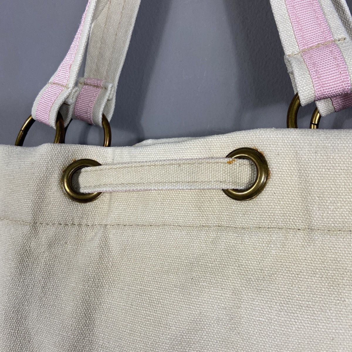 Designer × Yves Saint Laurent YSL YvesSaintLaurent Parfums Tote Canvas Bag Size ONE SIZE - 5 Thumbnail