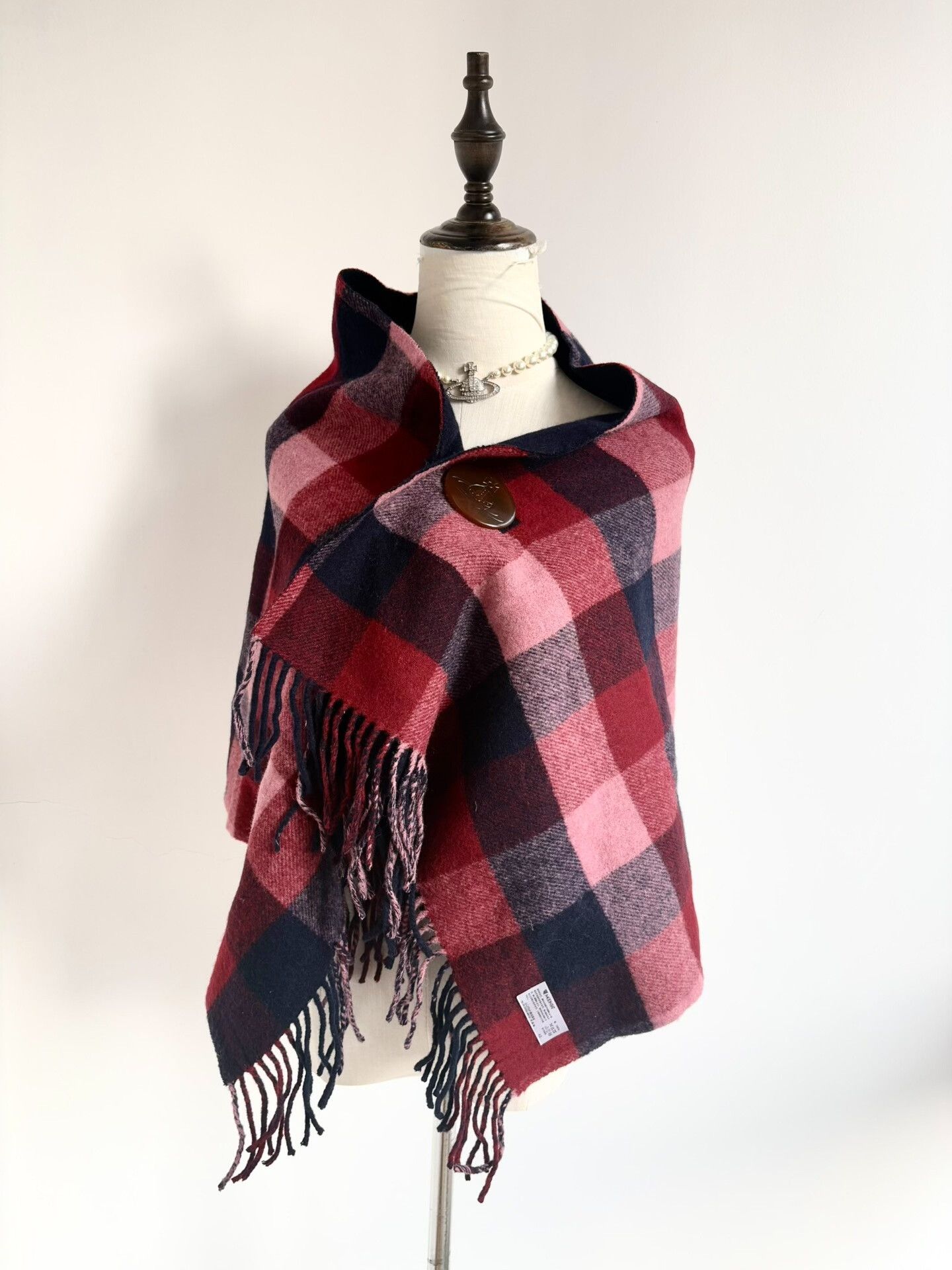 Vivienne Westwood Vivienne Westwood Plaid Double-Sided Scarf Size ONE SIZE - 1 Thumbnail