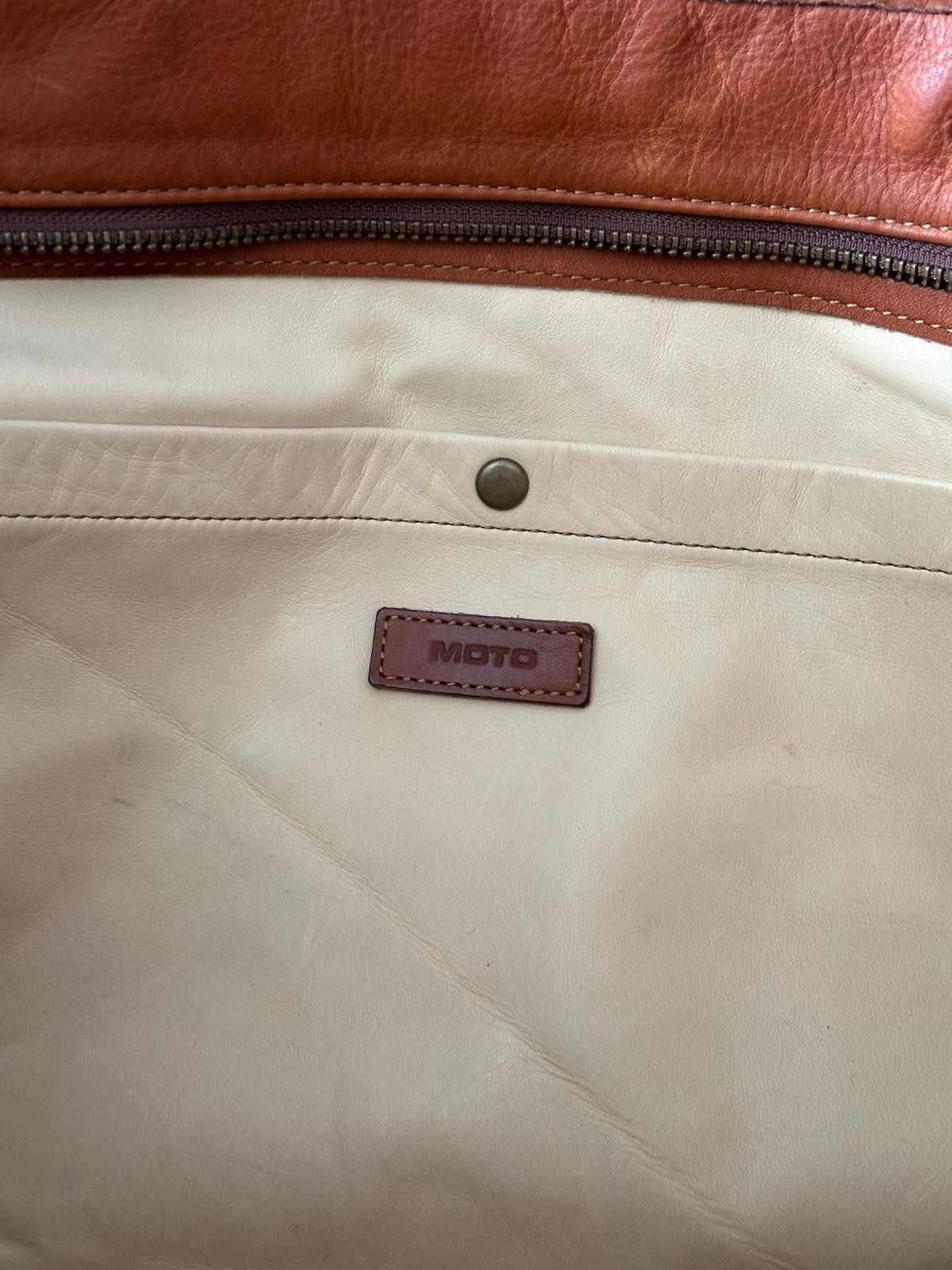 Japanese Brand Moto Leather Bag Size ONE SIZE - 6 Thumbnail