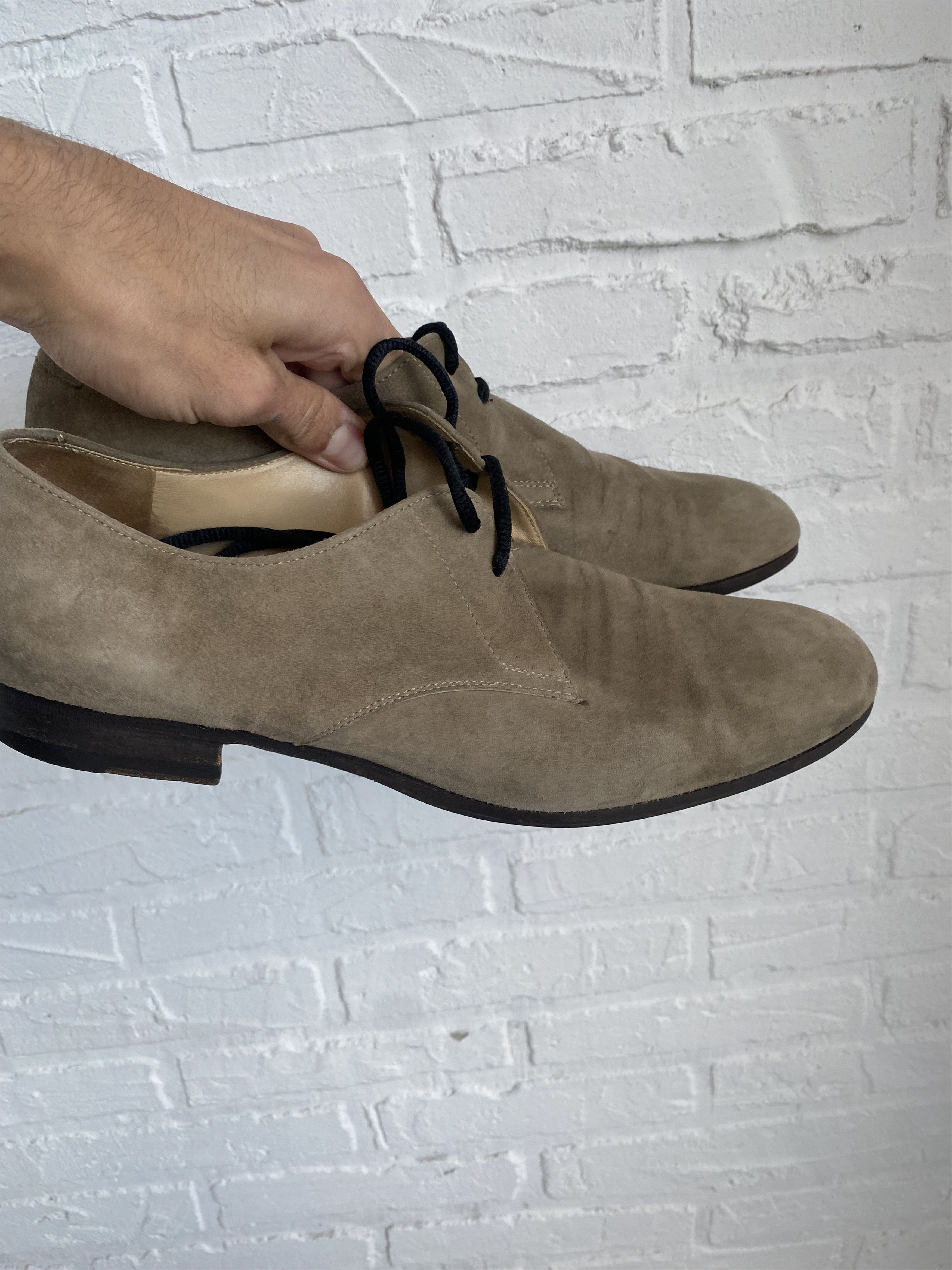 Helmut Lang Vintage Helmut Lang suede leather derby shoes Size US 8.5 / EU 41-42 - 12 Thumbnail