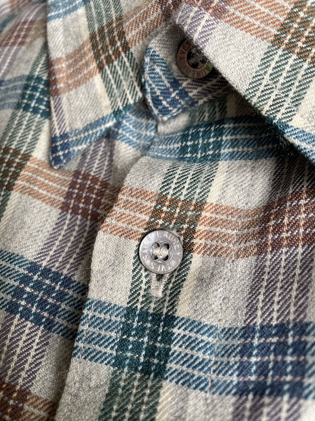 Yves Saint Laurent Yves Saint Laurent Flannel Shirt Size US M / EU 48-50 / 2 - 5 Thumbnail