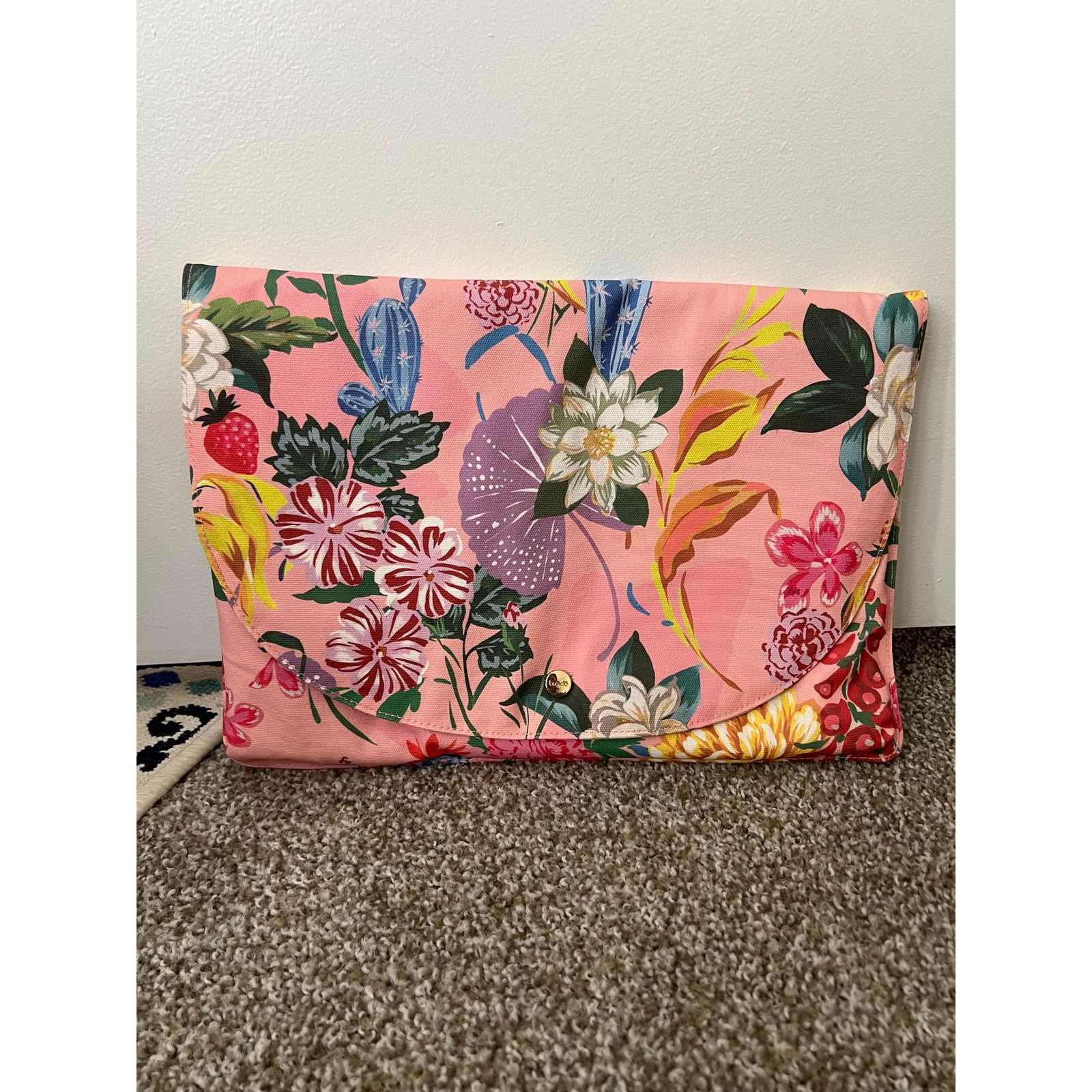 Other Ban.do Garden Party Logged On Laptop Sleeve Pink Floral Size ONE SIZE - 2 Thumbnail