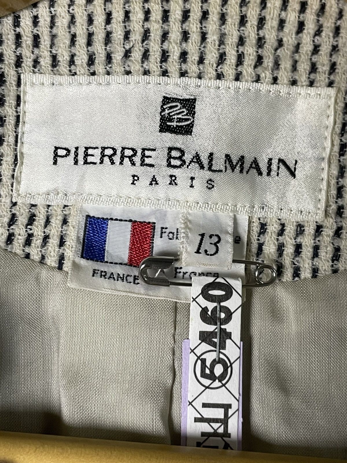 Designer × Pierre Balmain × Vintage Pierre Balmain Textured Coat (56) Size US XXS / EU 40 - 7 Thumbnail