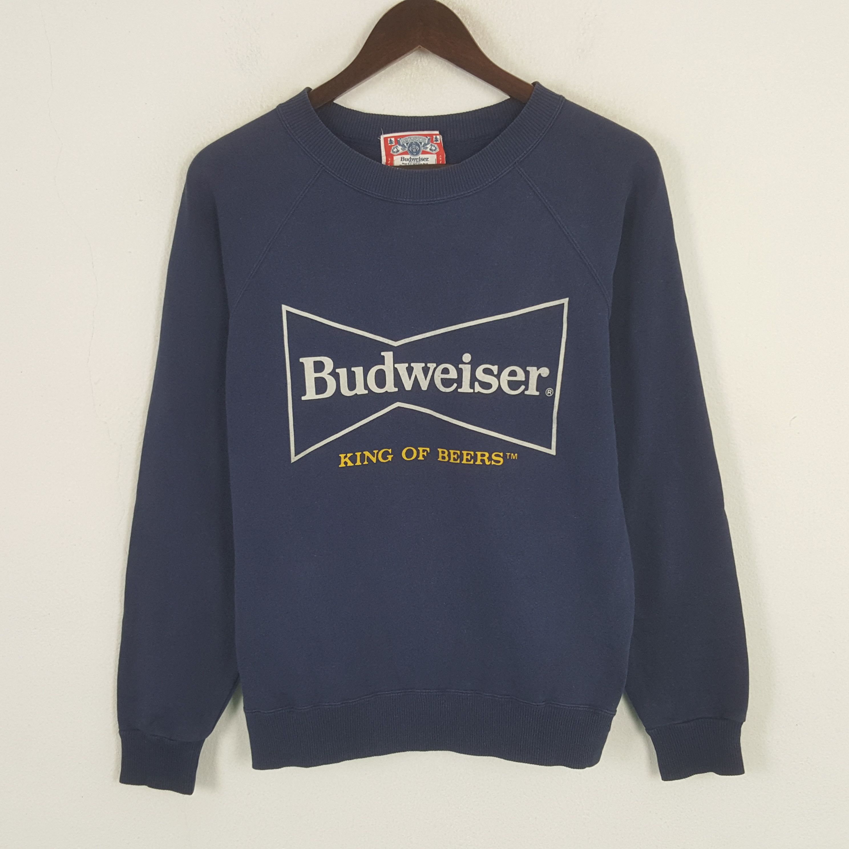 Budweiser × Vintage Vintage Budweiser Sweatshirt Size US S / EU 44-46 / 1 - 1 Thumbnail