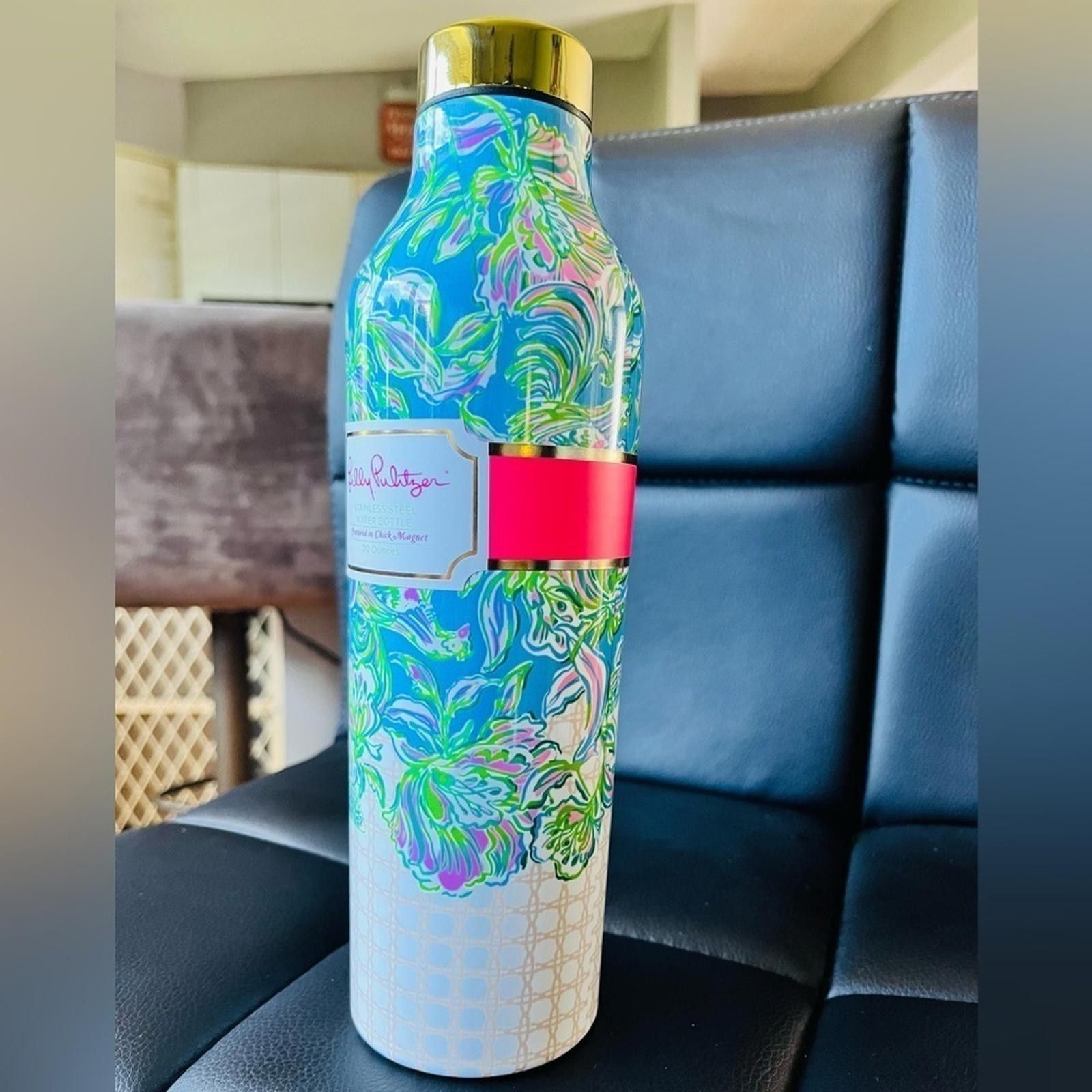 Designer Lilly Pulitzer Stainless Steel Floral Water Bottle NWT Size ONE SIZE - 3 Thumbnail