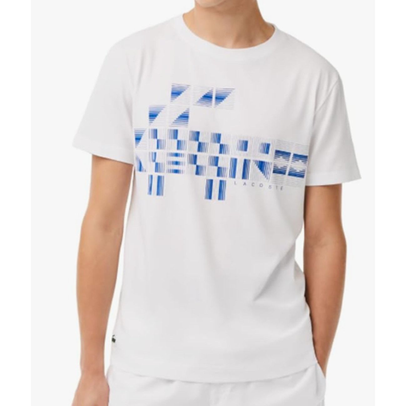 Lacoste Lacoste Men's Sport Novak Djokovic Printed T-Shirt White 2XL Size US XXL / EU 58 / 5 - 1 Thumbnail