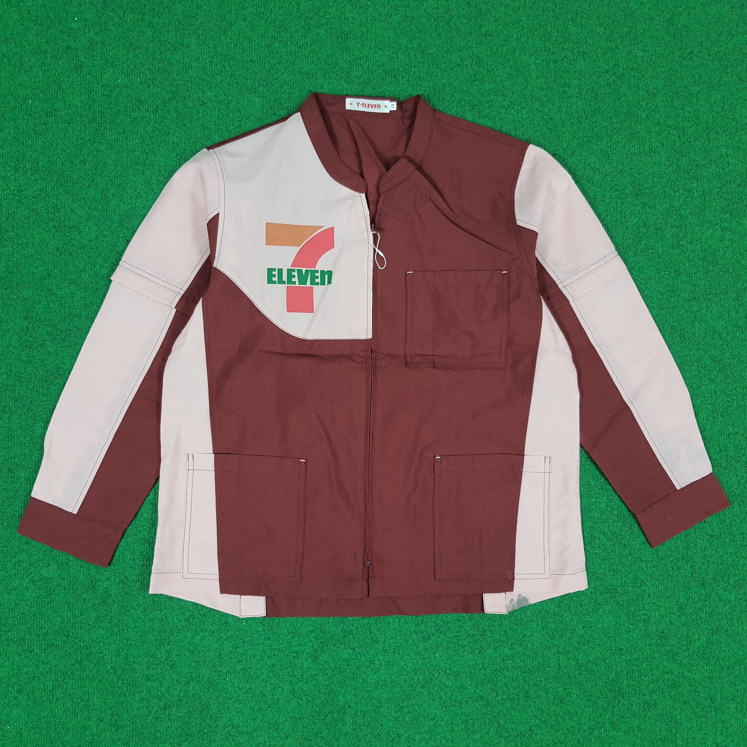 Japanese Brand × Vintage Vintage 7 Eleven Japanese Brand Staff Uniform Jacket Size M / US 6-8 / IT 42-44 - 1 Thumbnail