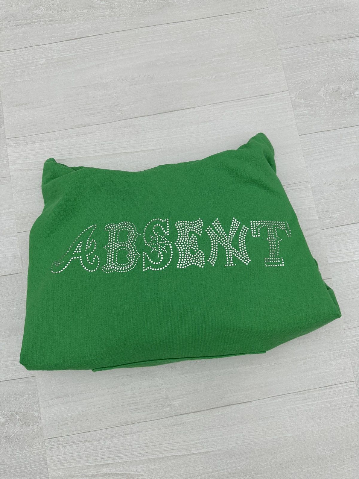 Absent RARE OG Absent Rhinestone Logo Heavyweight Logo Hoodie XL Size US XL / EU 56 / 4 - 2 Thumbnail