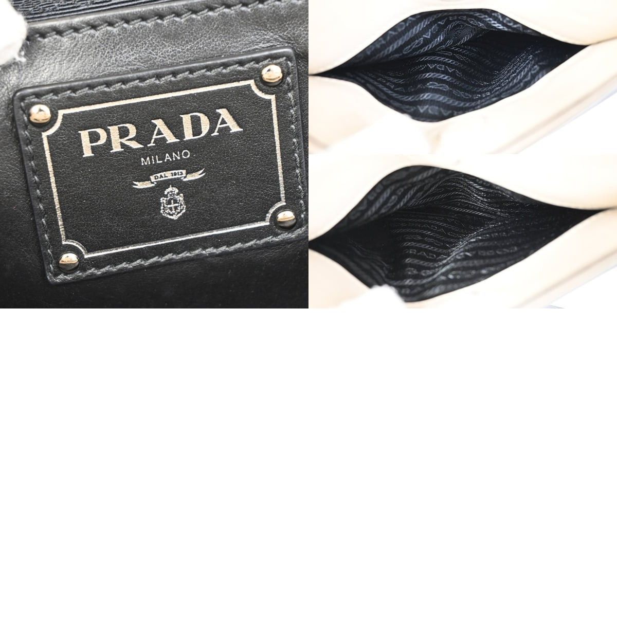 Prada Soft Calf Cuir Convertible Shopping Tote Beige