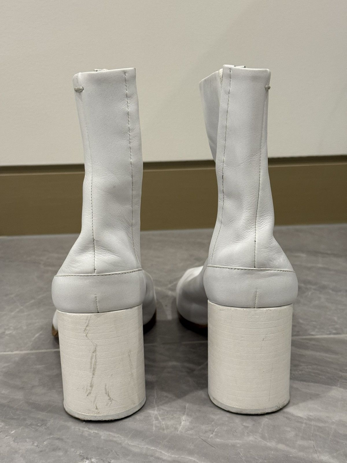 Maison Margiela Maison Margiela Tabi 80mm Leather Ankle Boots Size US 5 / IT 35 - 2 Thumbnail