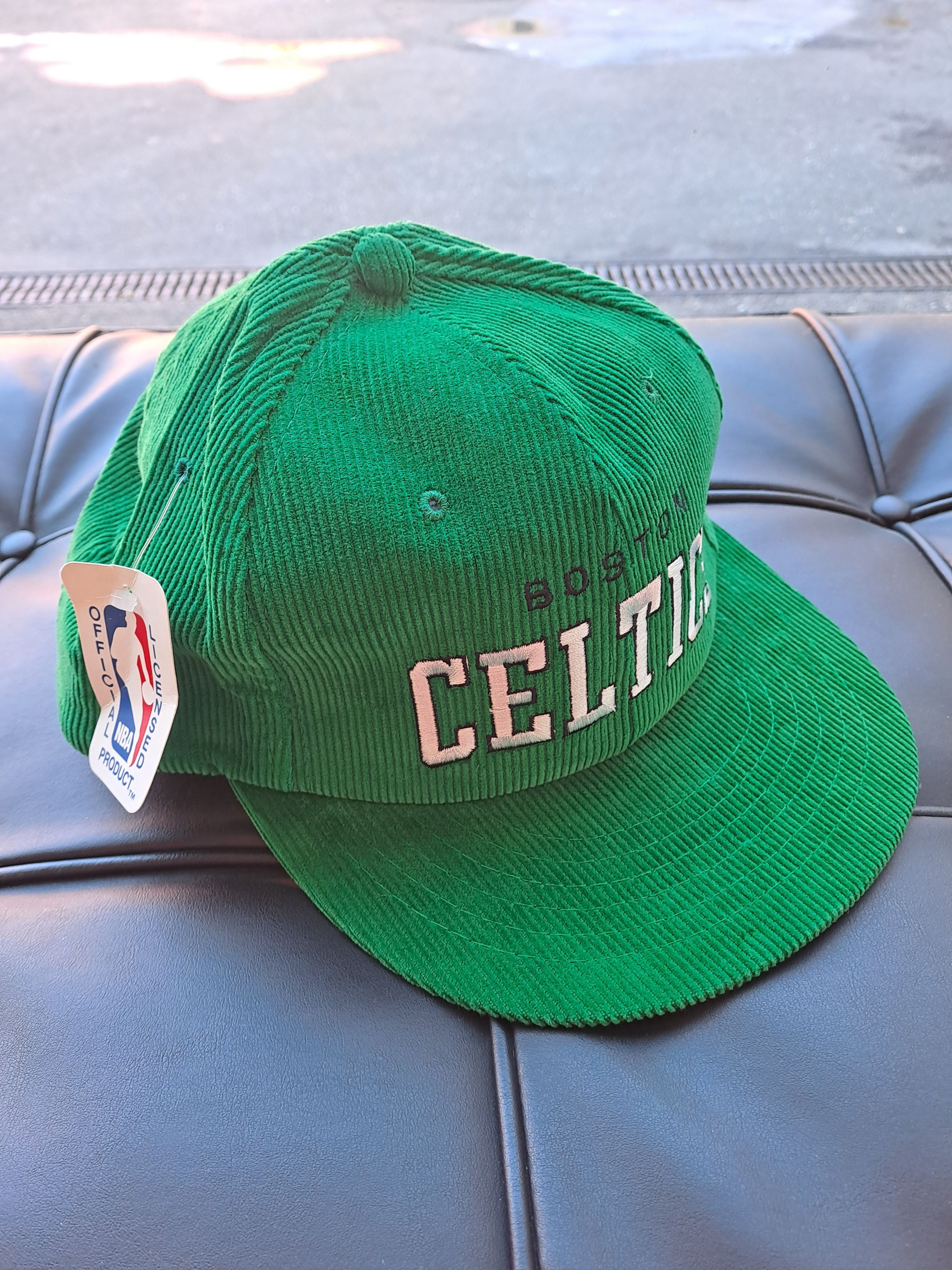 Starter Vintage Boston Celtics Starter hat corduroy green NEW Size ONE SIZE - 2 Thumbnail