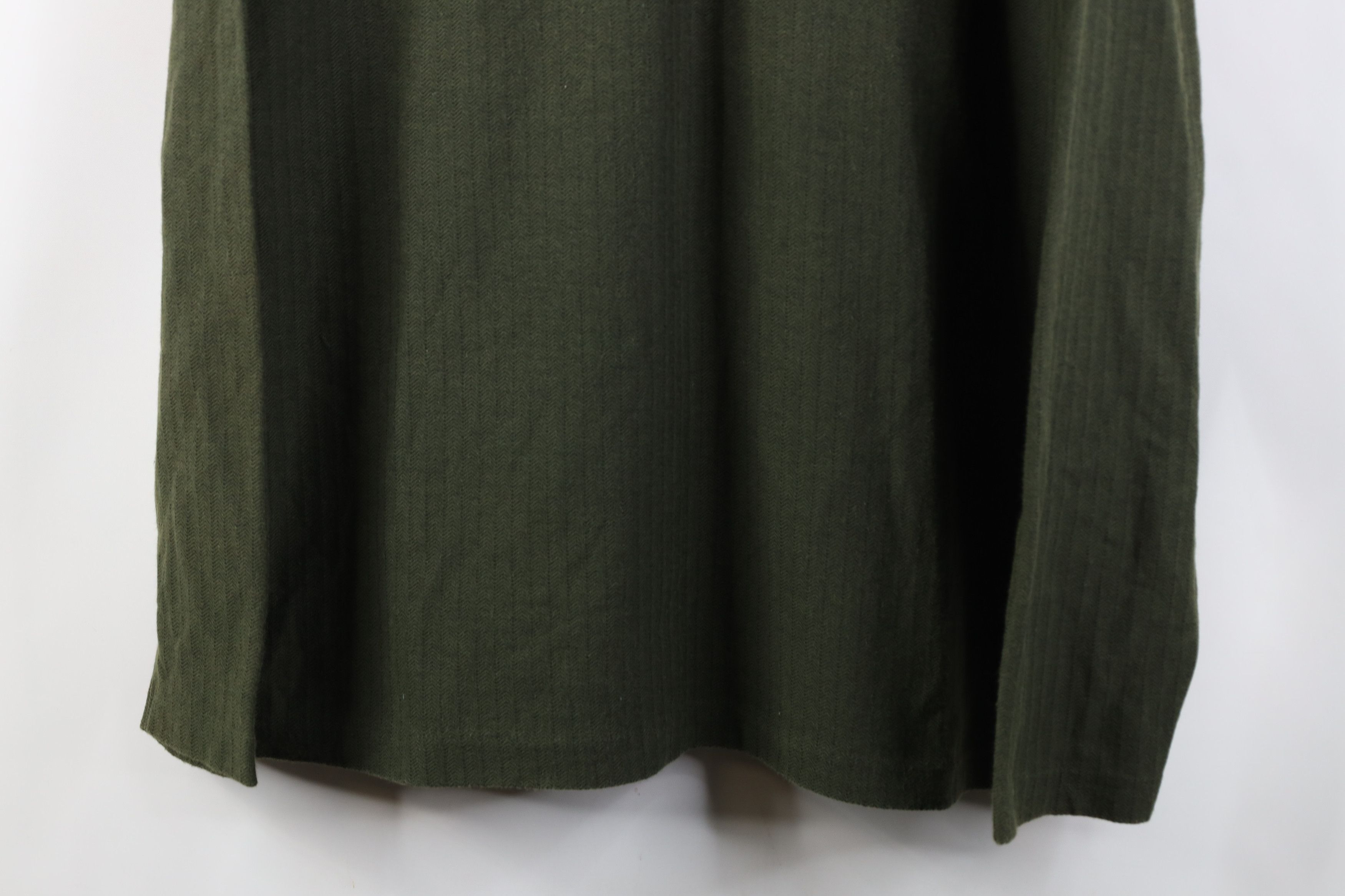 Vintage Vintage 90s Streetwear Herringbone Long Sleeve Polo USA Size US L / EU 52-54 / 3 - 3 Thumbnail