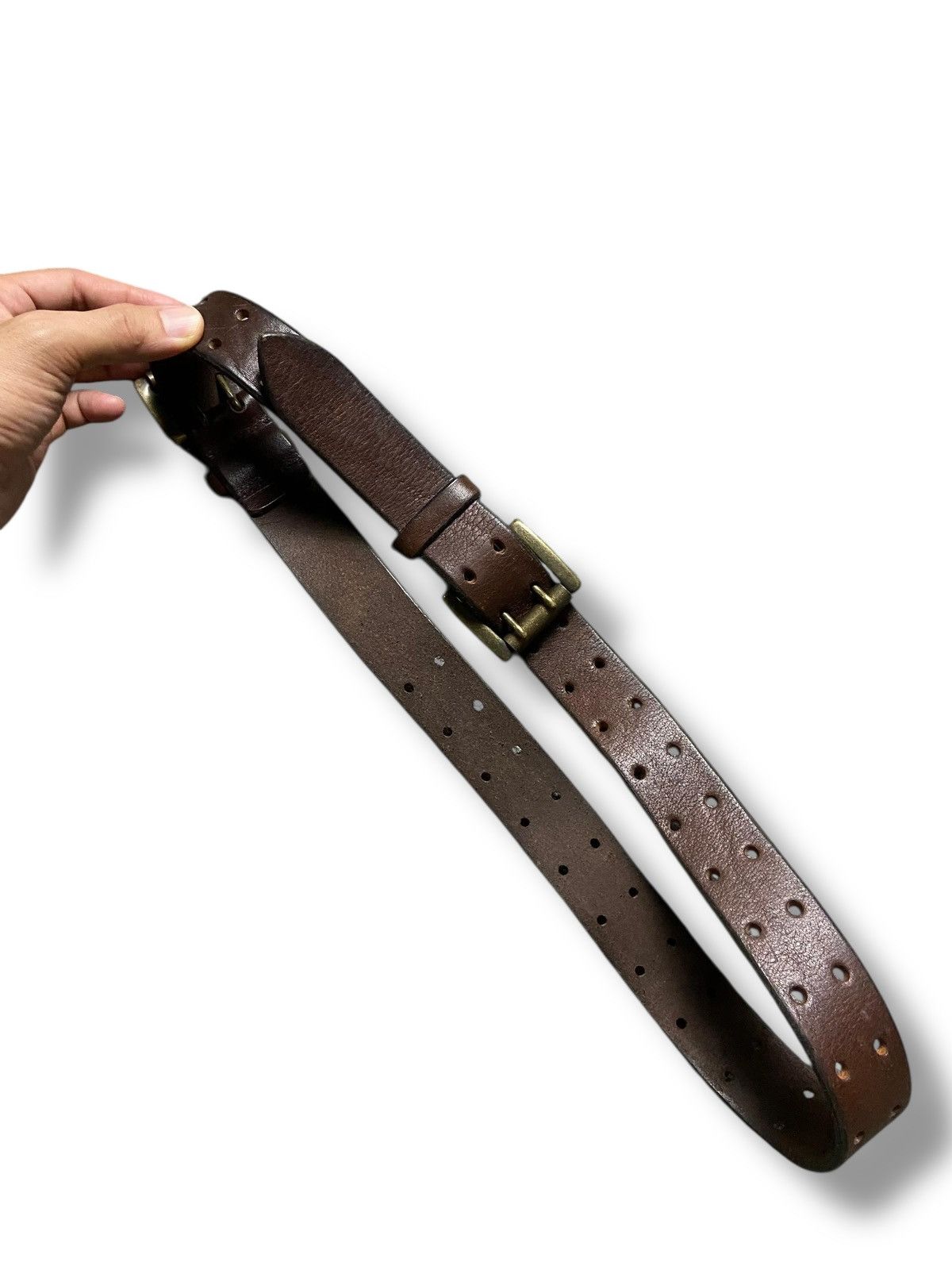 Tete Homme TETE HOMME LEATHER BELT (142) Size 36 - 3 Thumbnail