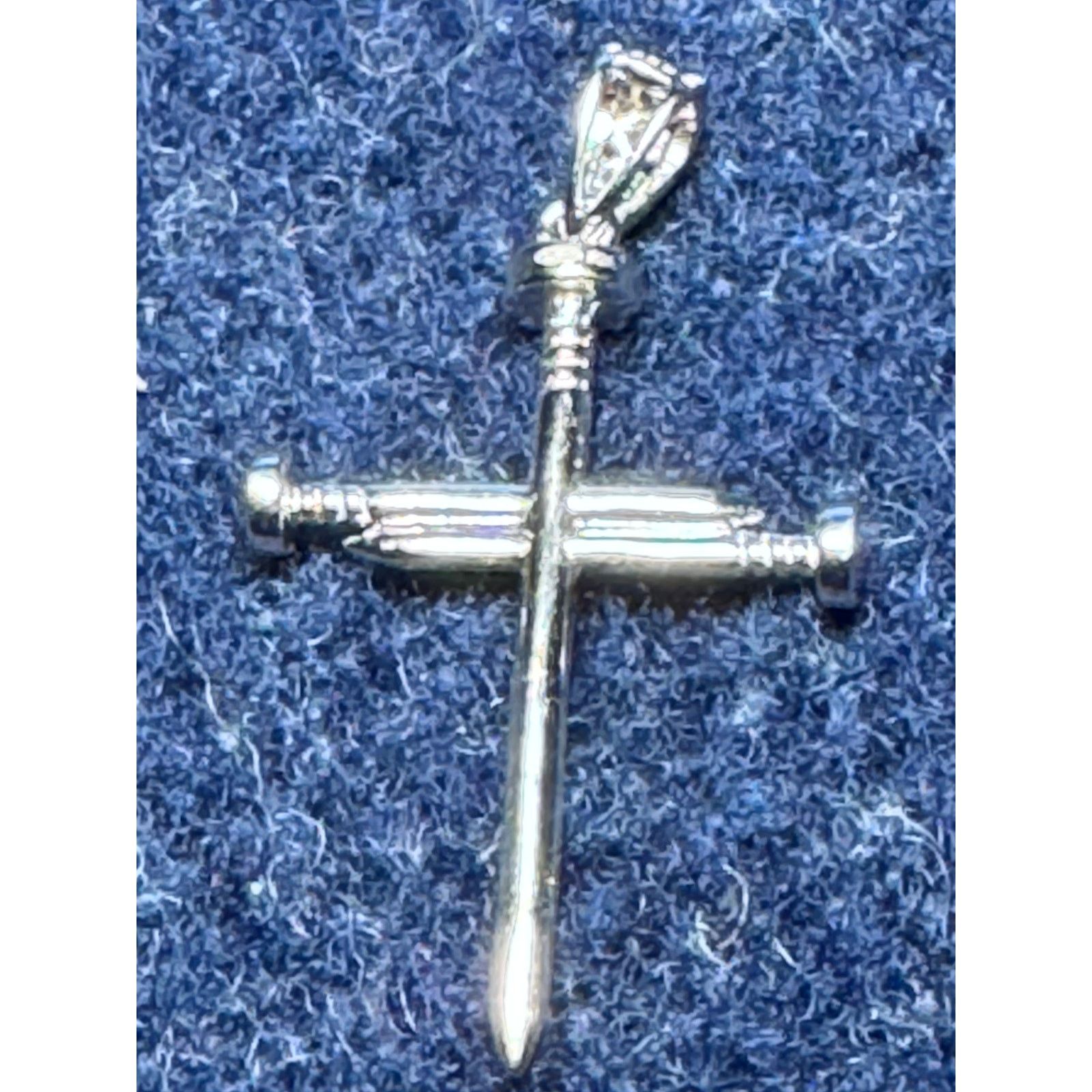 Other 3 Nails Diamonds On Bail Cross Pendant Size ONE SIZE - 4 Thumbnail