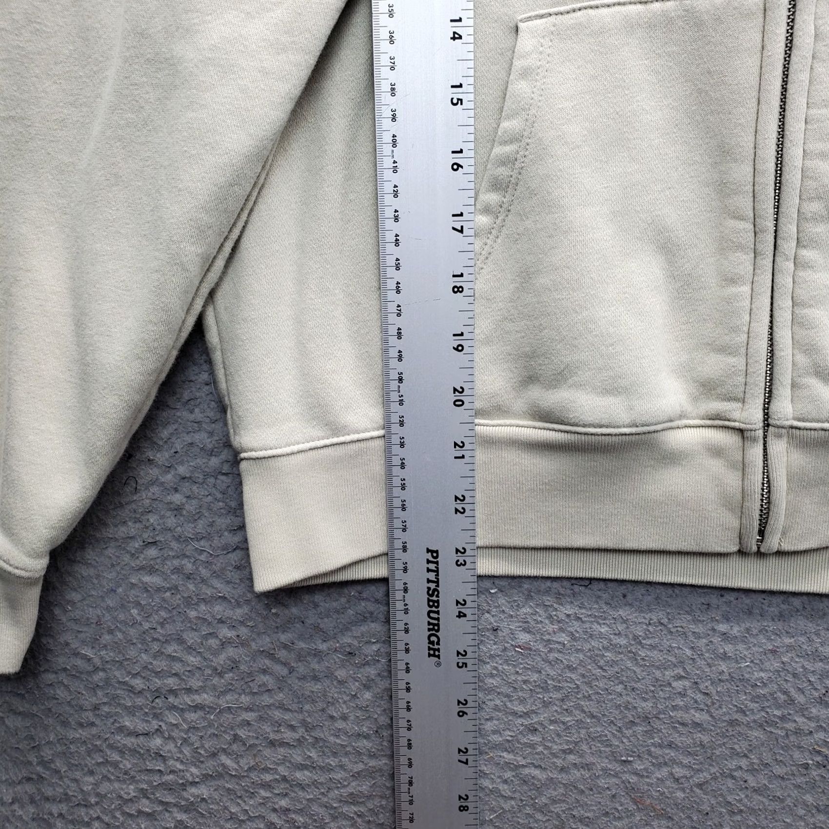 Gap Gap Hoodie Women S Tan Embroidered Logo Full Zip Lined Pockets Activewear Casual Raglan Sleeves Size S / US 4 / IT 40 - 4 Thumbnail