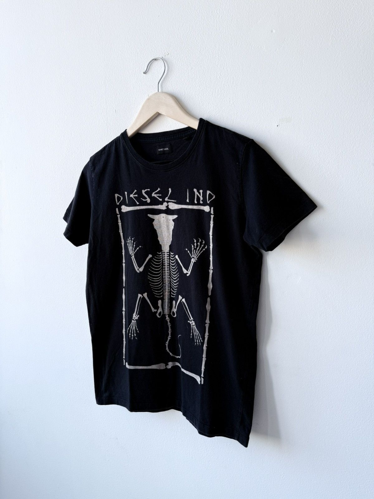 Diesel Diesel Industry Archive Y2K Skeleton Print T-Shirt Size US M / EU 48-50 / 2 - 2 Thumbnail
